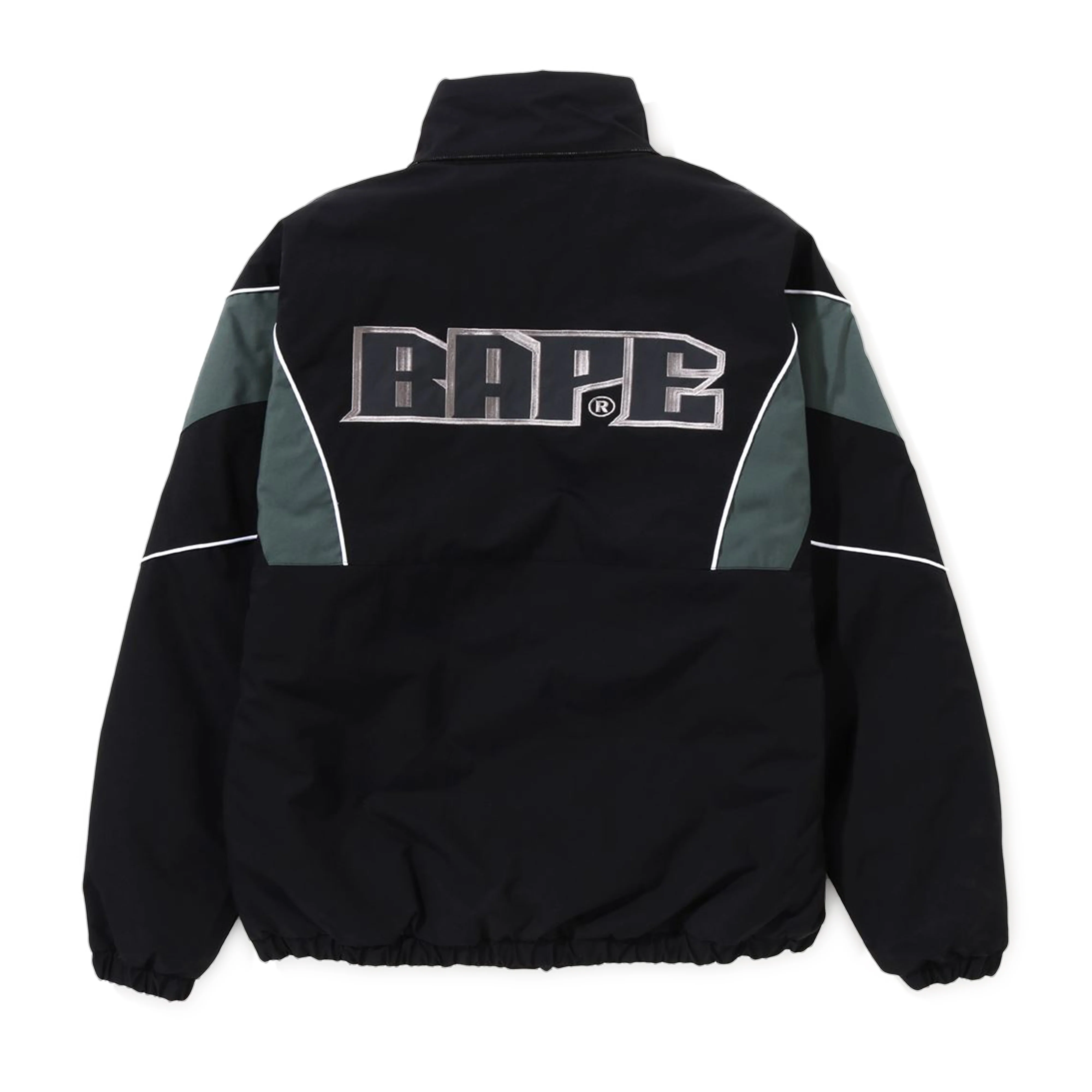 A BATHING APEĀ® - Bape Football Jacket - (Black) - Image 3