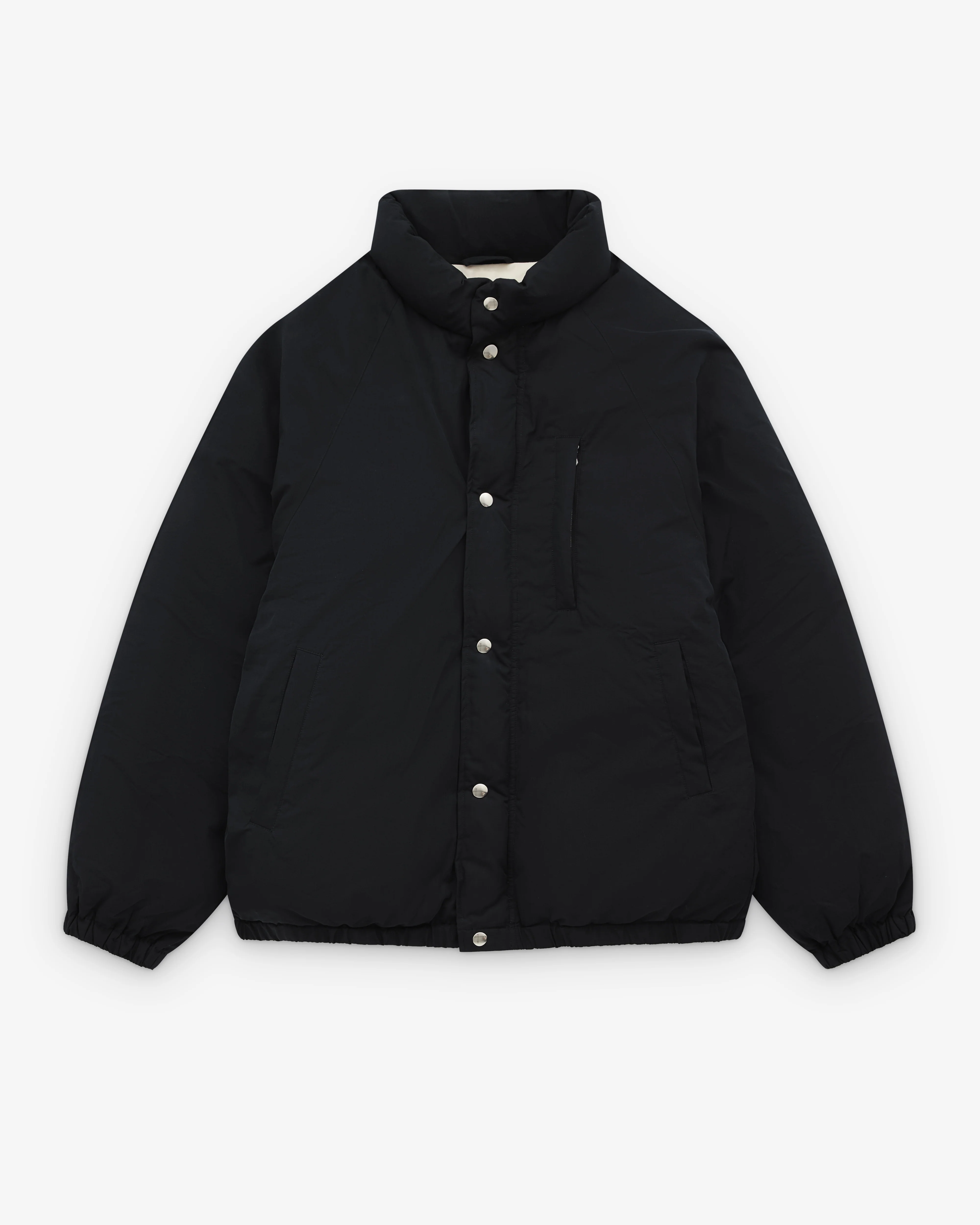 A.Presse - Men's Silk Ripstop Ski Down Jacket - (Black)