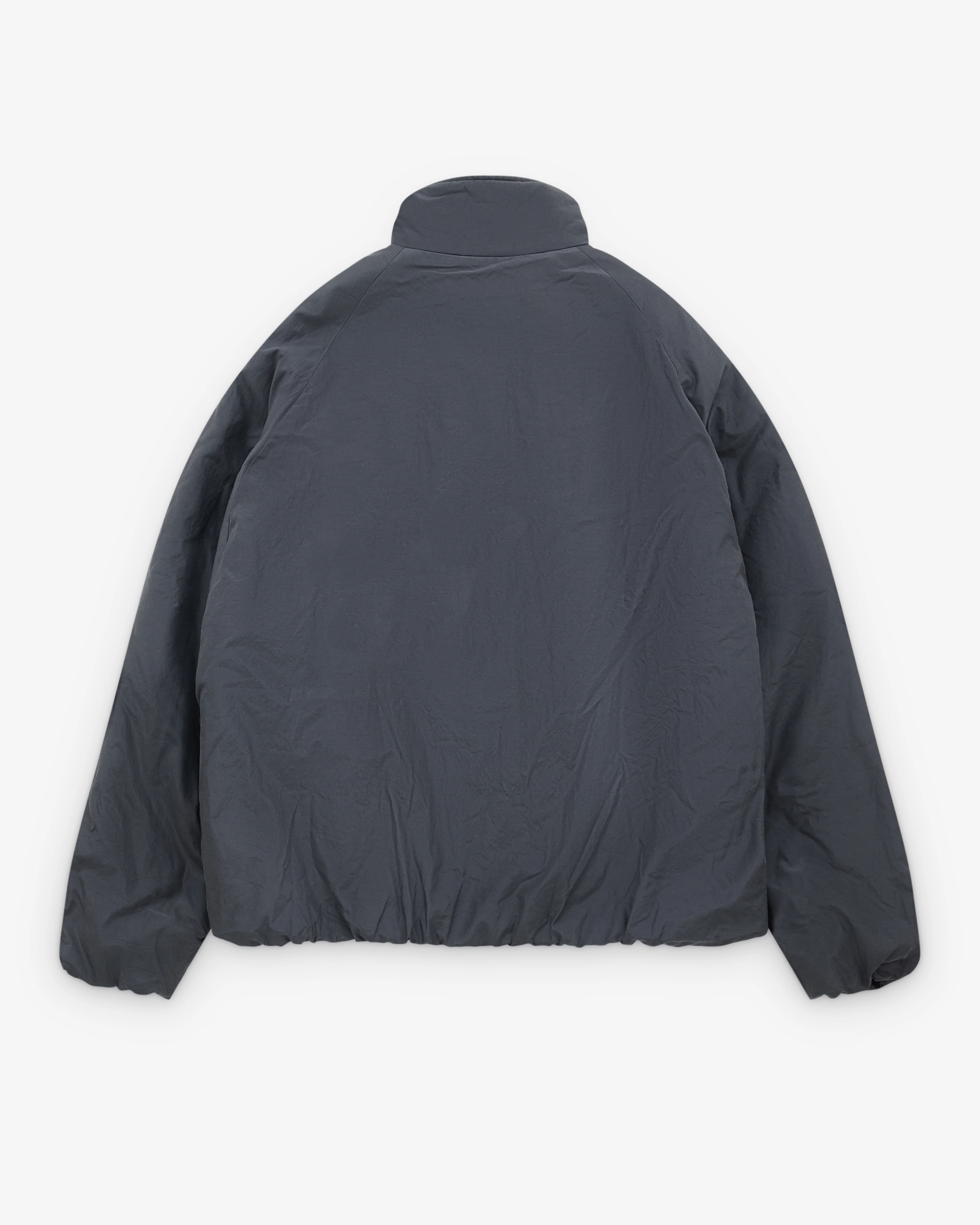 A.Presse - Men's Silk Taffeta US Navy Shipboard Jacket - (Charcoal) - Image 2