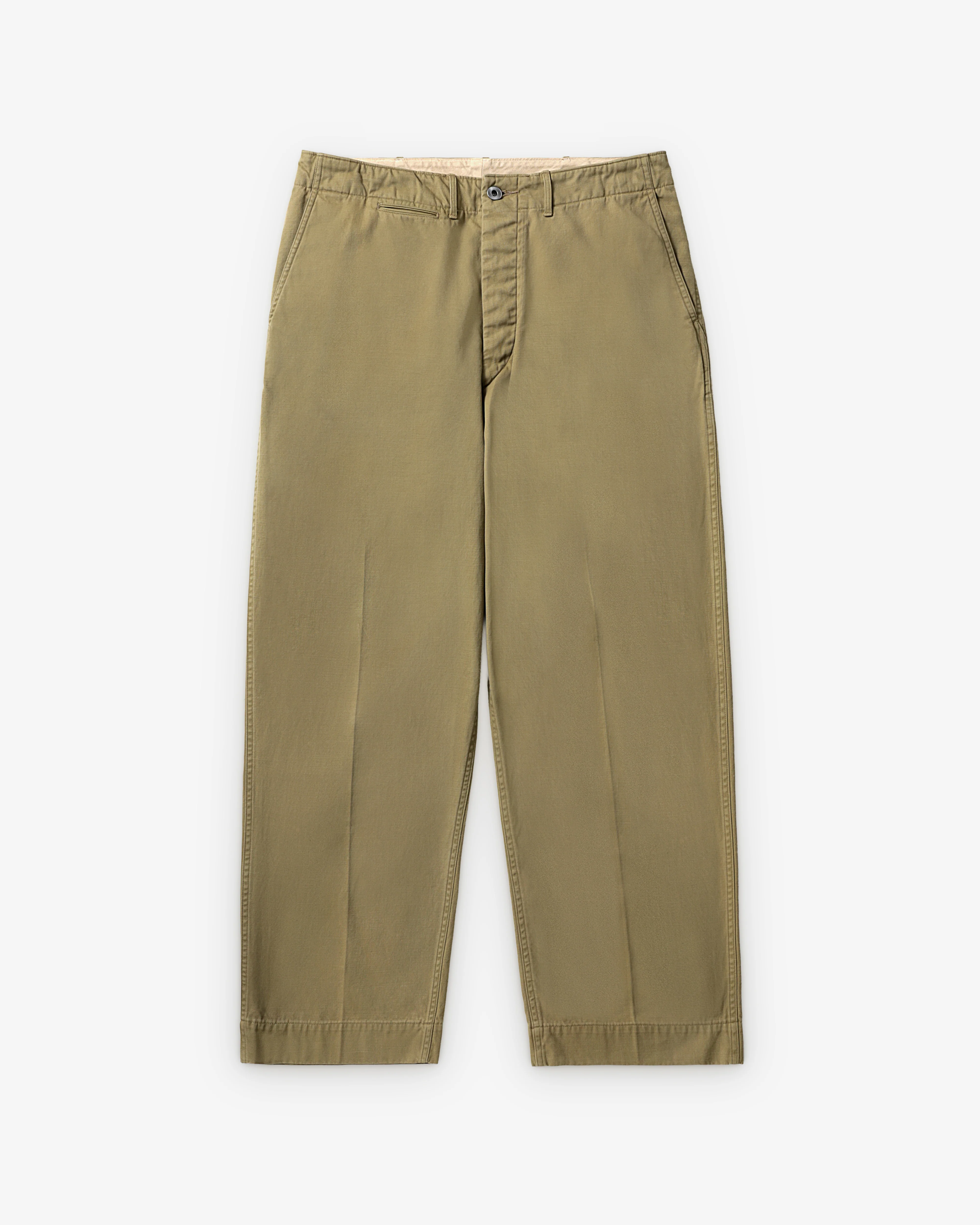 A.Presse - Men's Vintage Chino Trousers - (Beige)