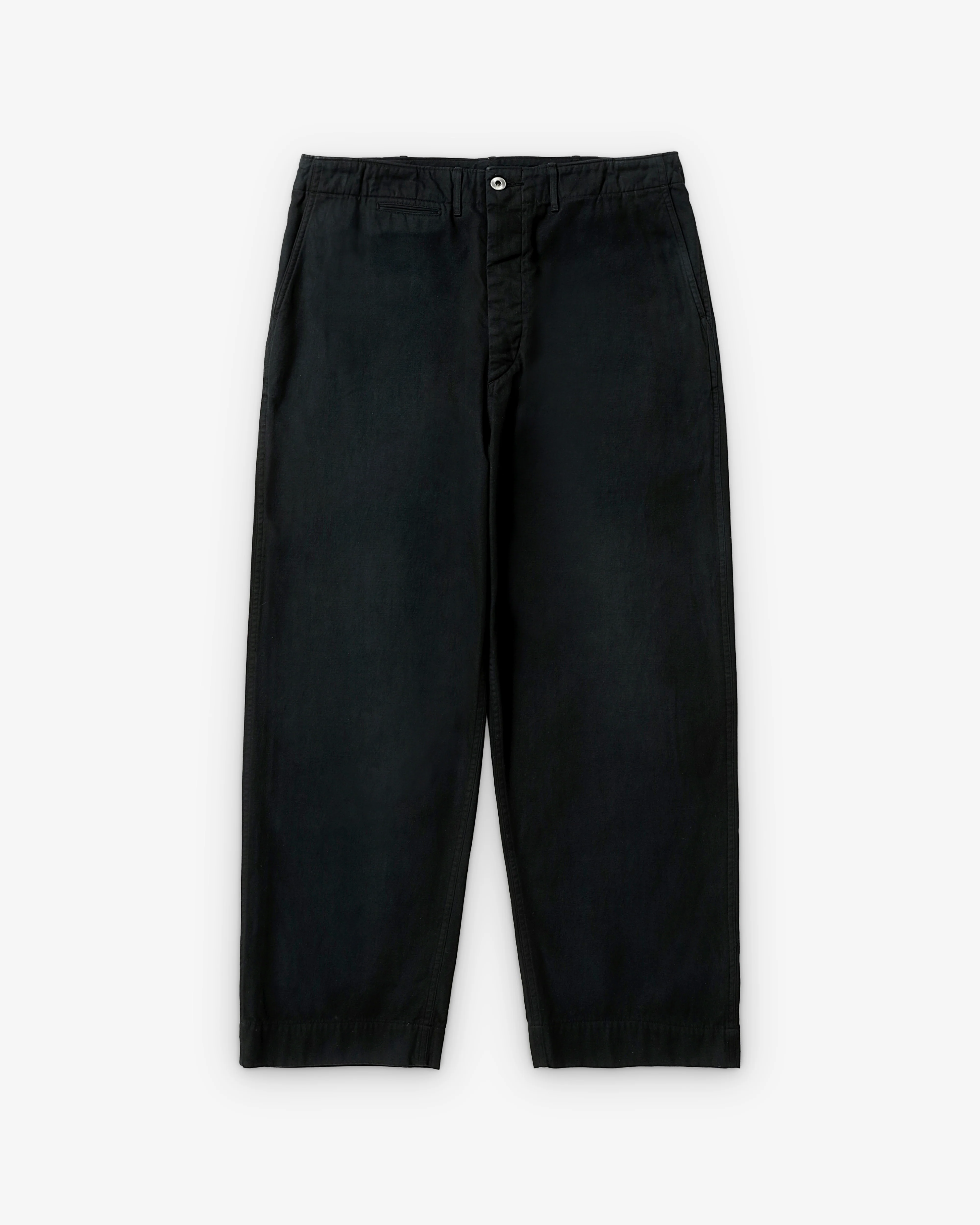 A.Presse - Men's Vintage Chino Trousers - (Black)
