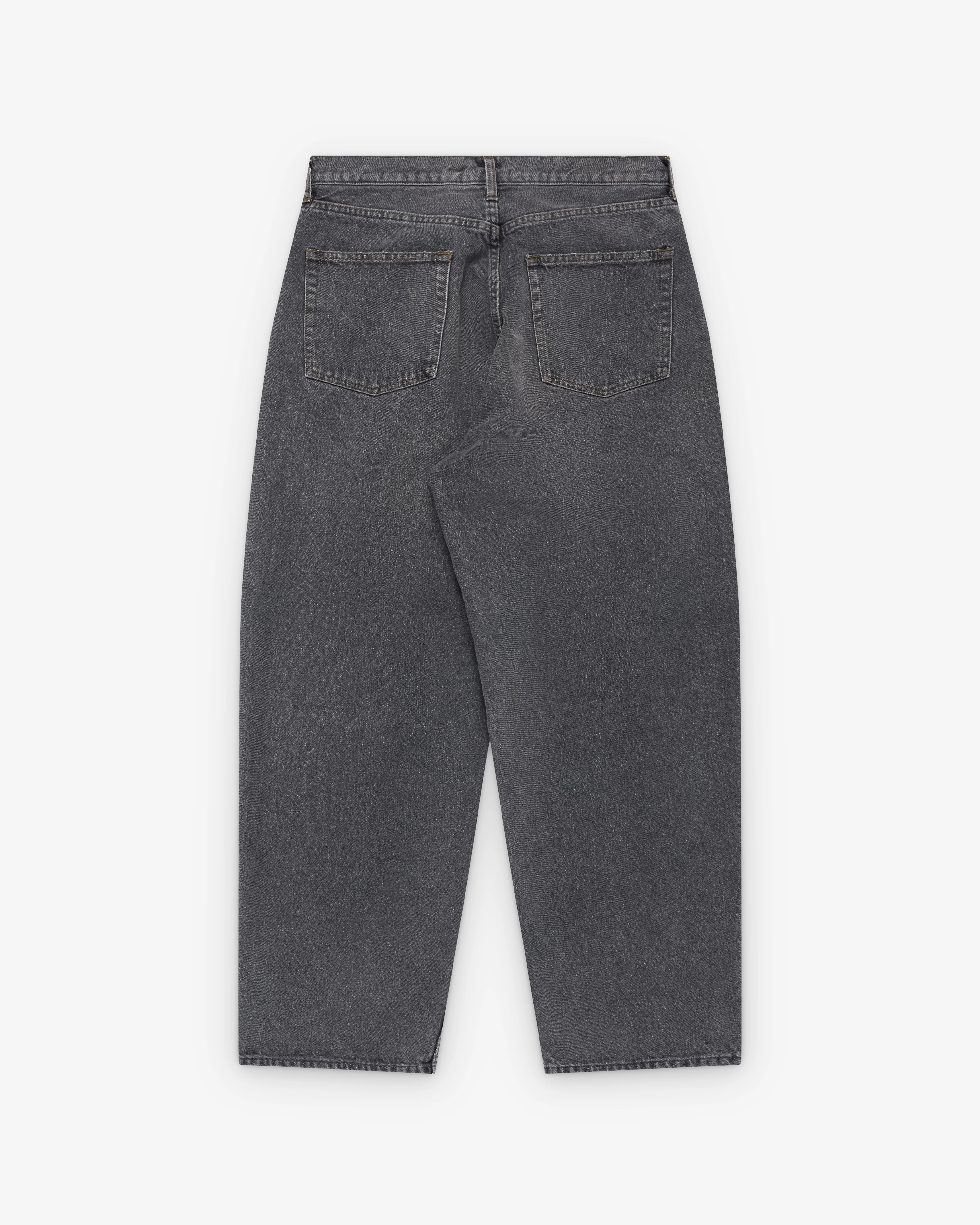 A.Presse - Men's Vintage Denim Pants - (Gray) - Image 2