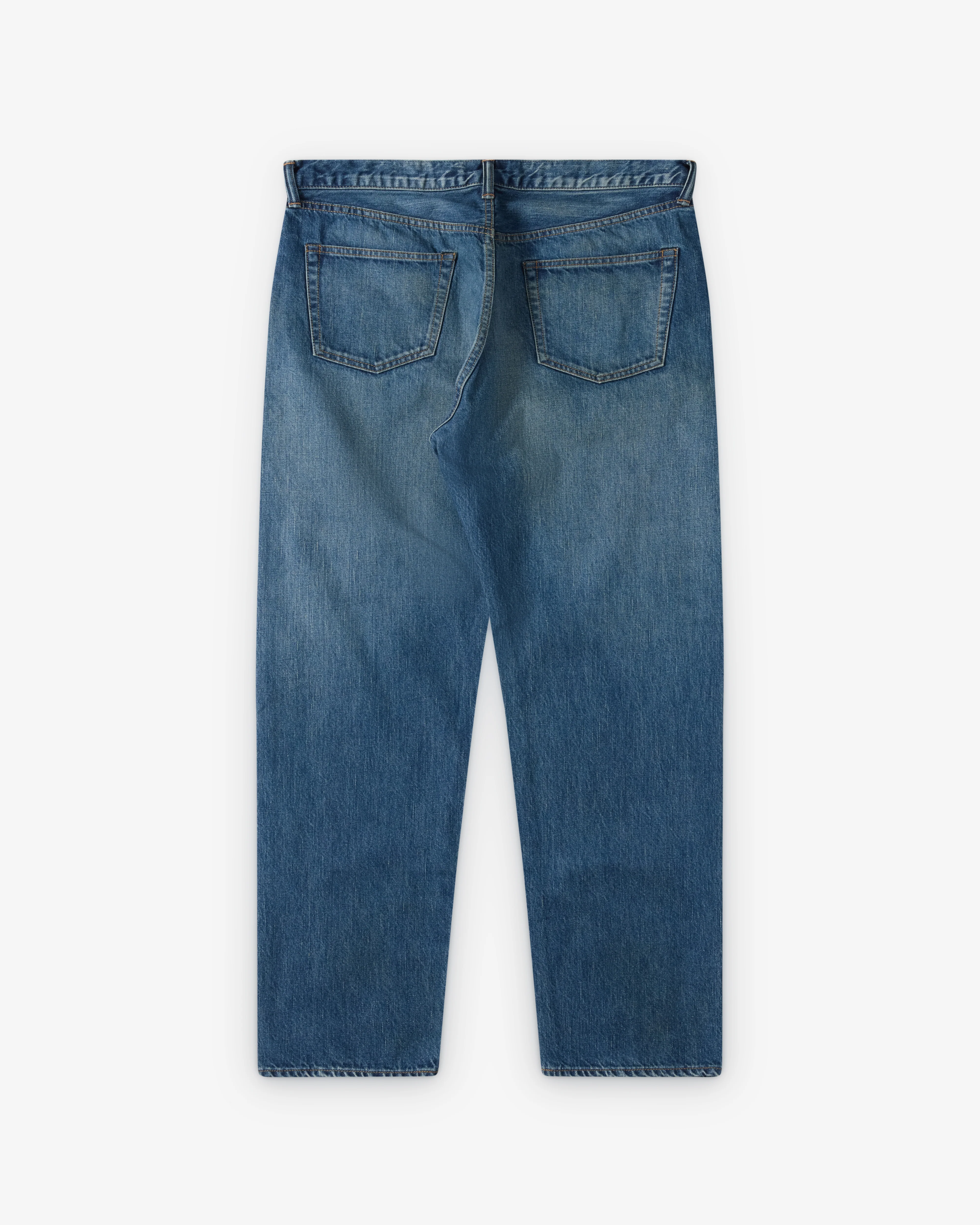 A.Presse - Men's Washed Denim Pants - (Bleach) - Image 2