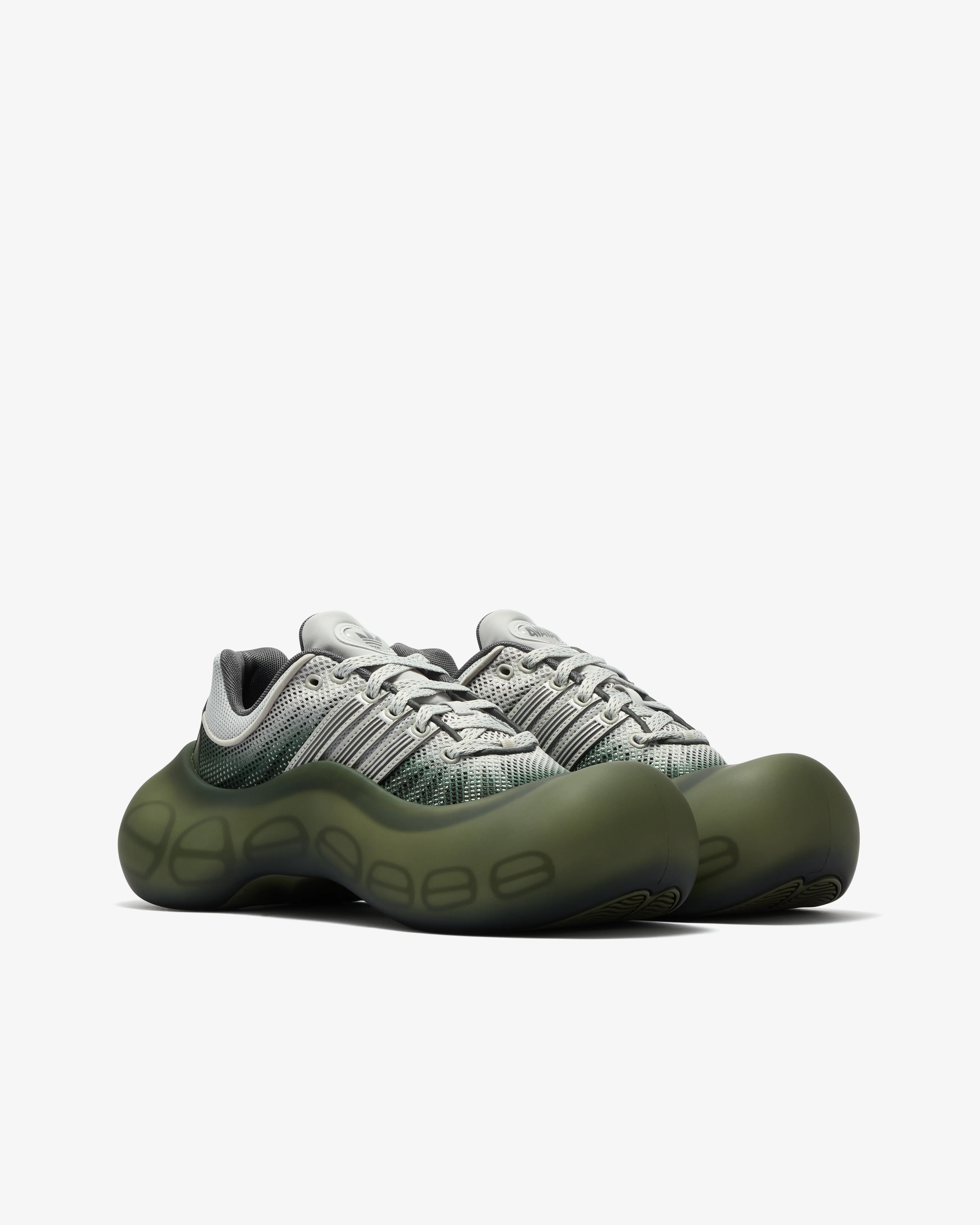 Adidas - Men's AVAVAV Megaride Moonrubber Shoes - (Grey One/Grey Two) - Image 3