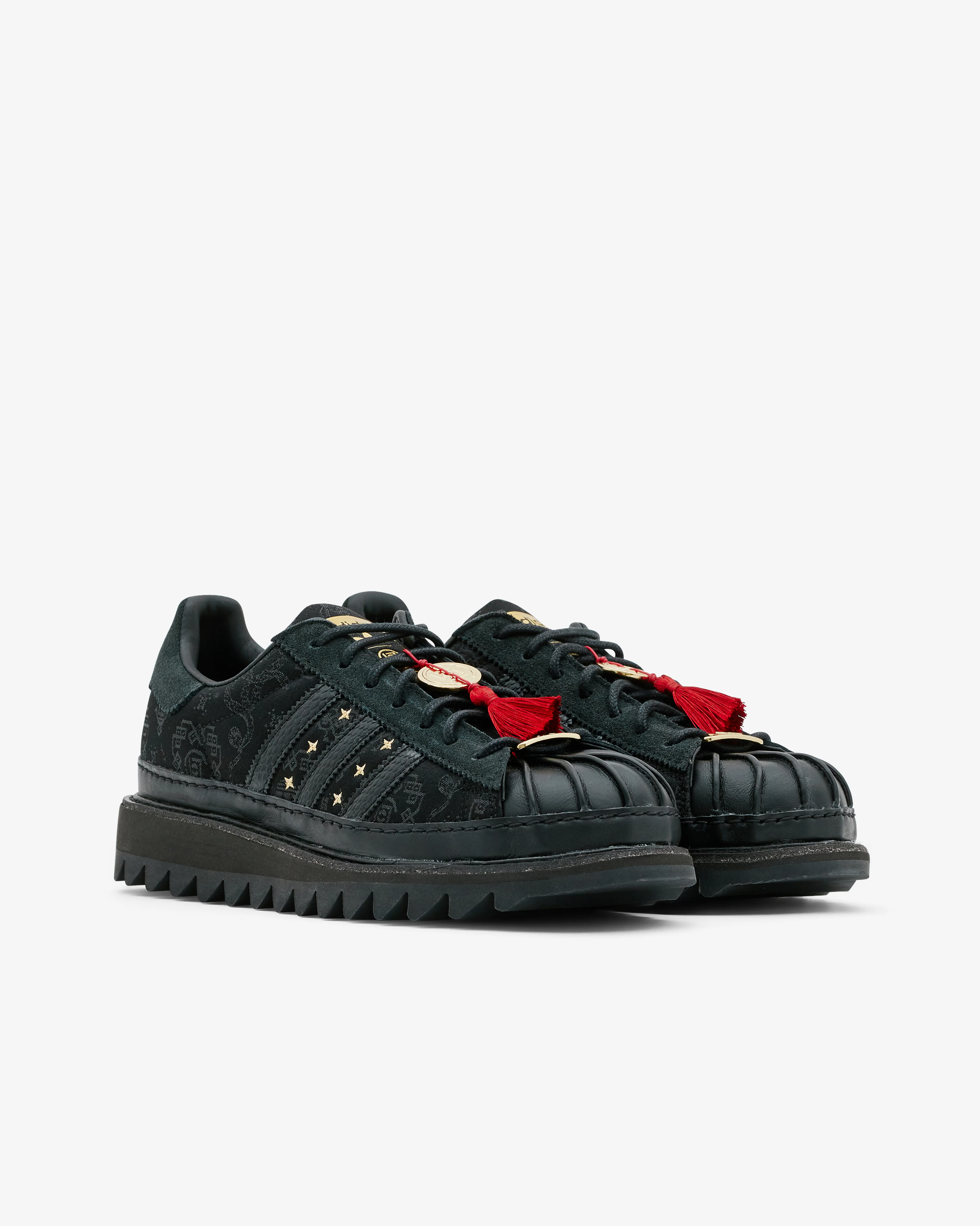 Adidas - Men’s Clot Superstar LNY - (Black/Black) - Image 3