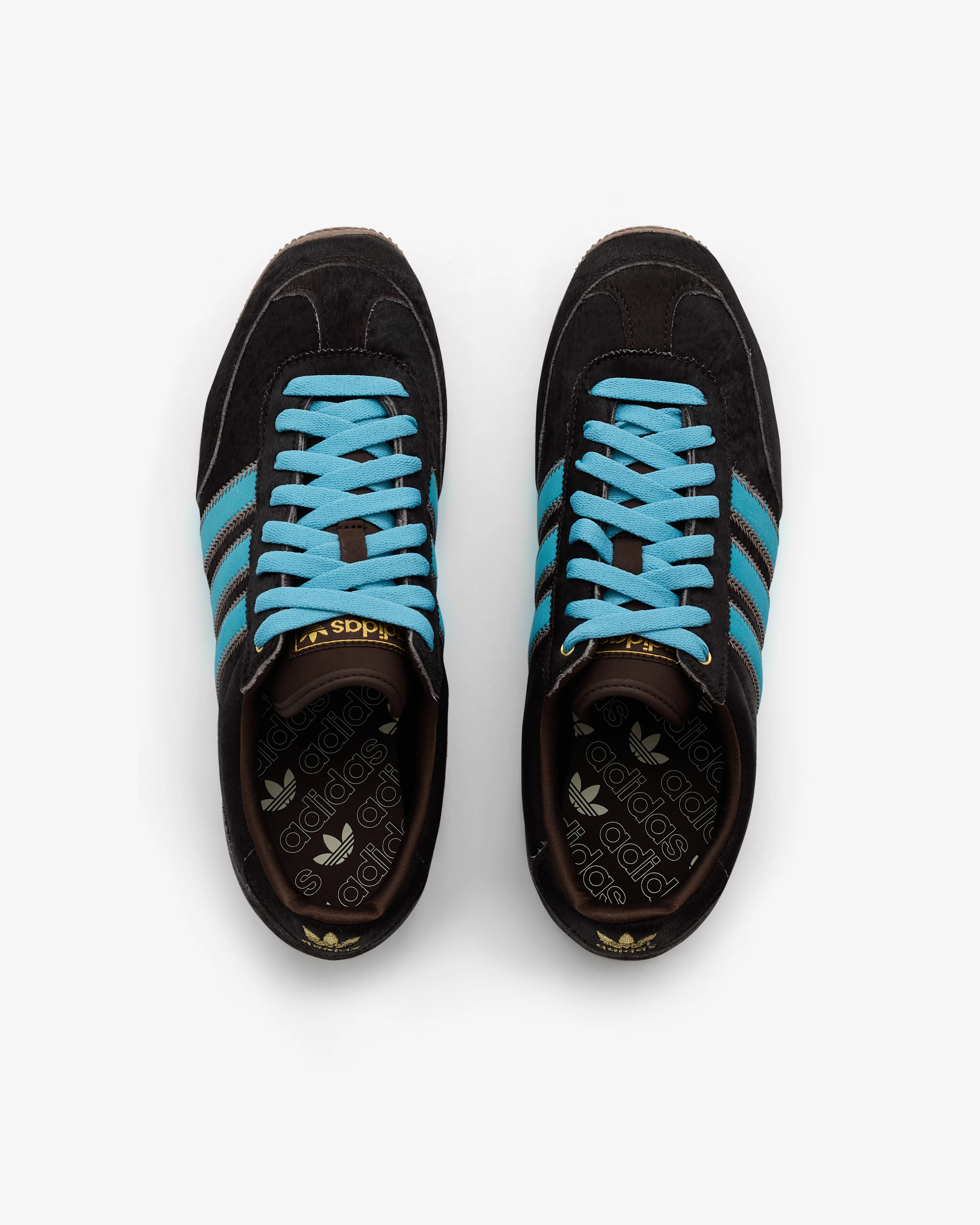 Adidas - Men's Japan Trainer - (Dark Brown/Preloved Blue) - Image 5