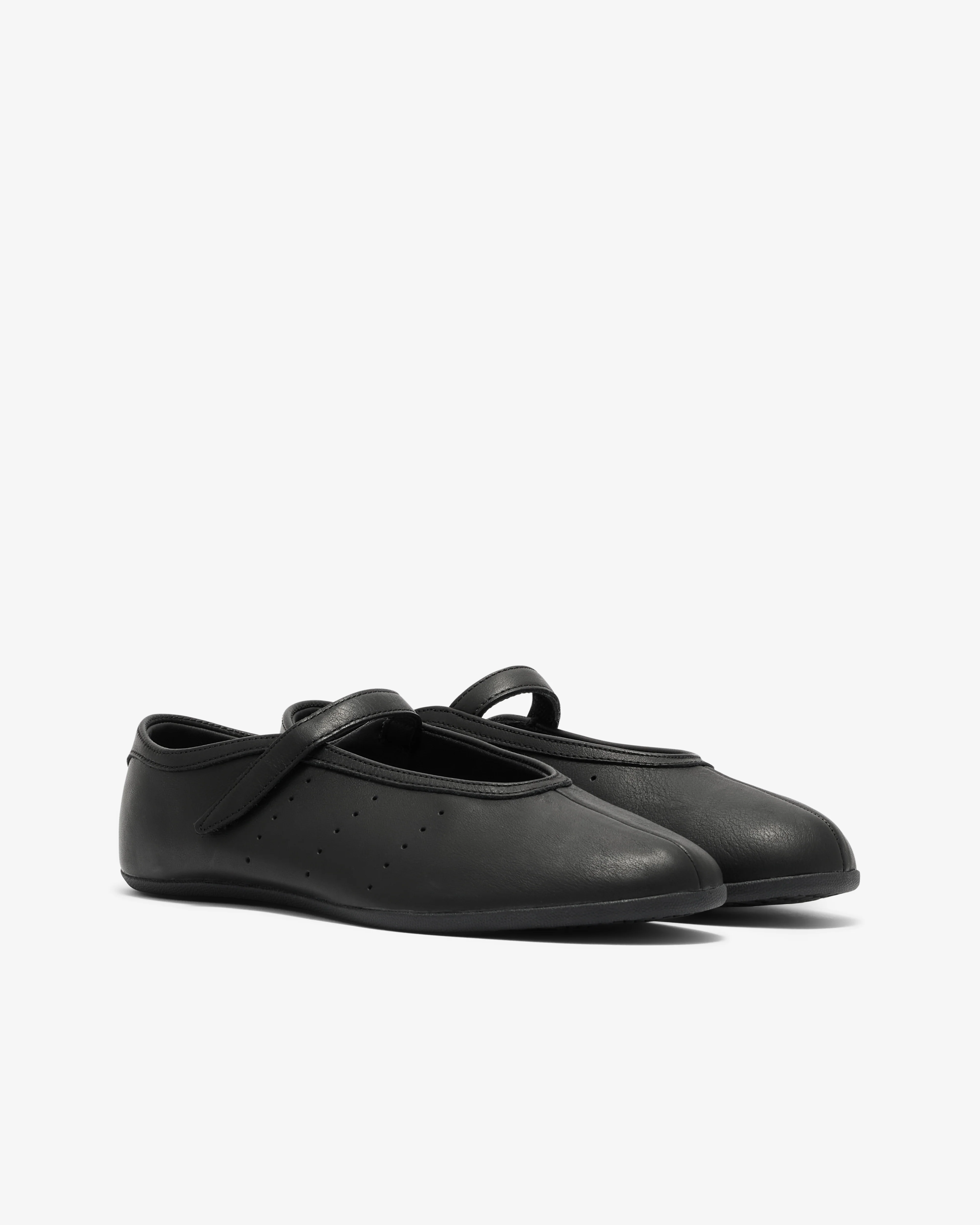 Adidas - Stan Smith Low Ballet Shoe - (Black) - Image 3