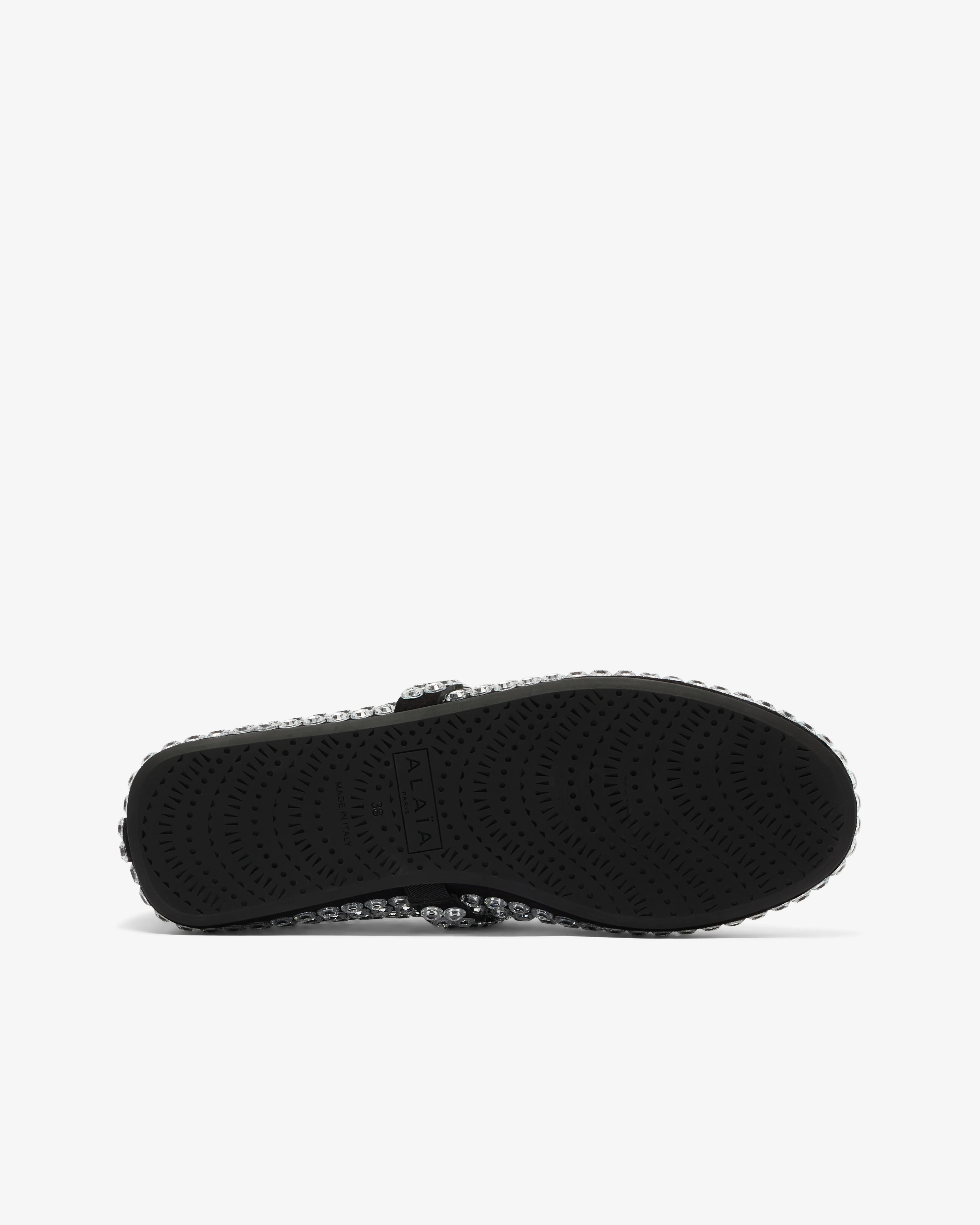 ALAÏA - Women’s Ballet Flats Glass Eyelets - (Transparent) - Image 6