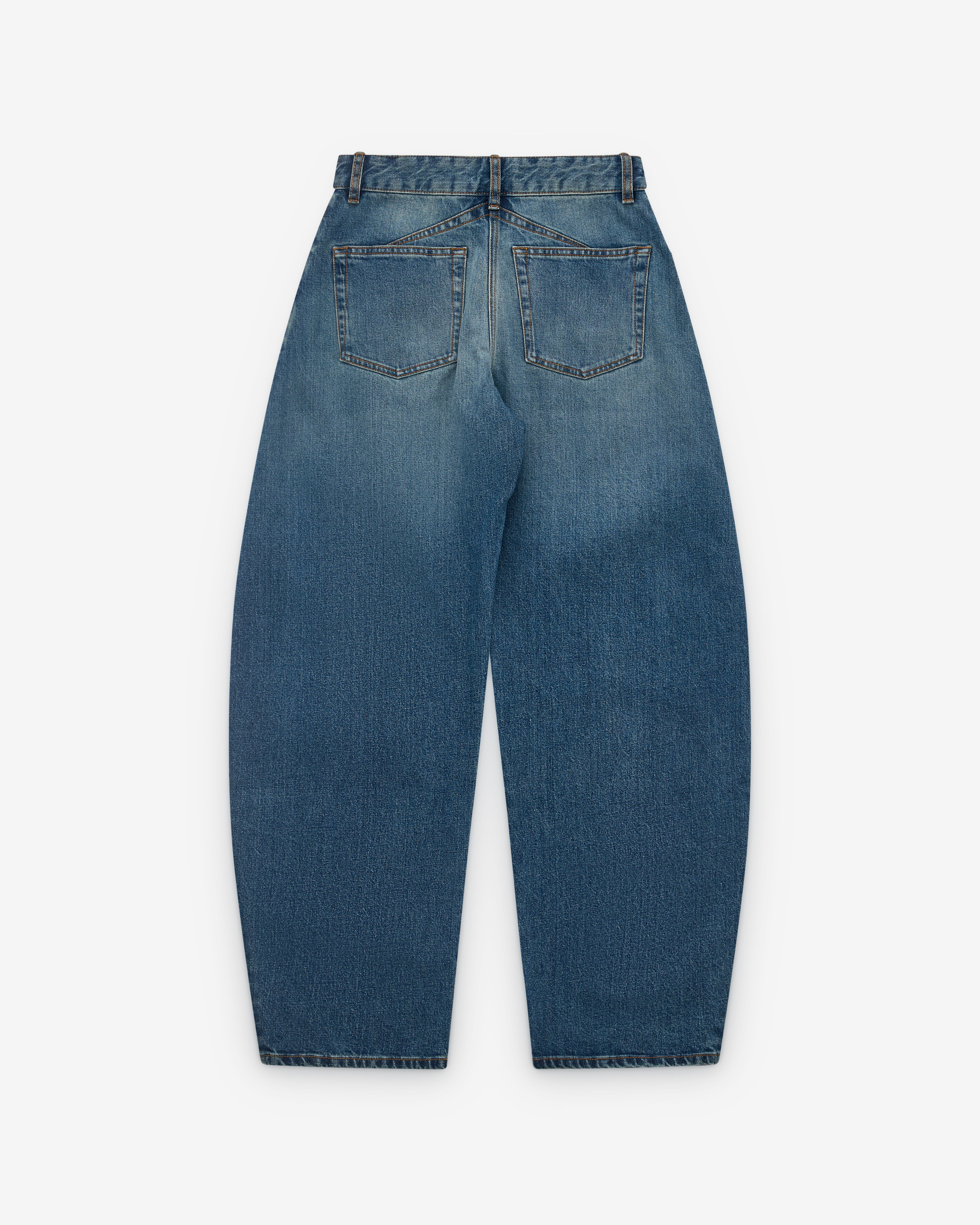 Alaïa - Women’s Low Waist Round Jeans - (Mineral) - Image 2