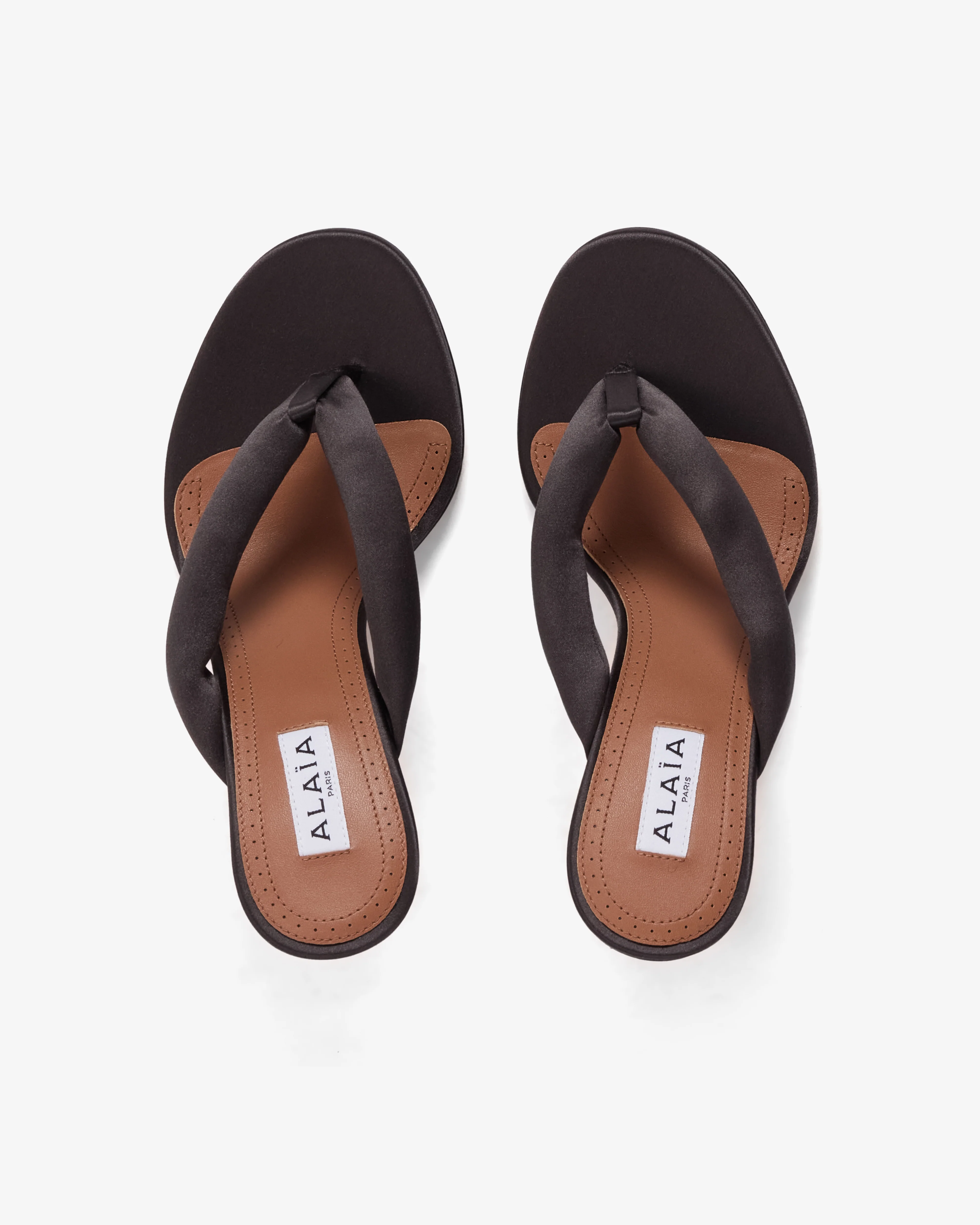 Alaïa - Women's Padded Sandal - (Anthracite) - Image 5