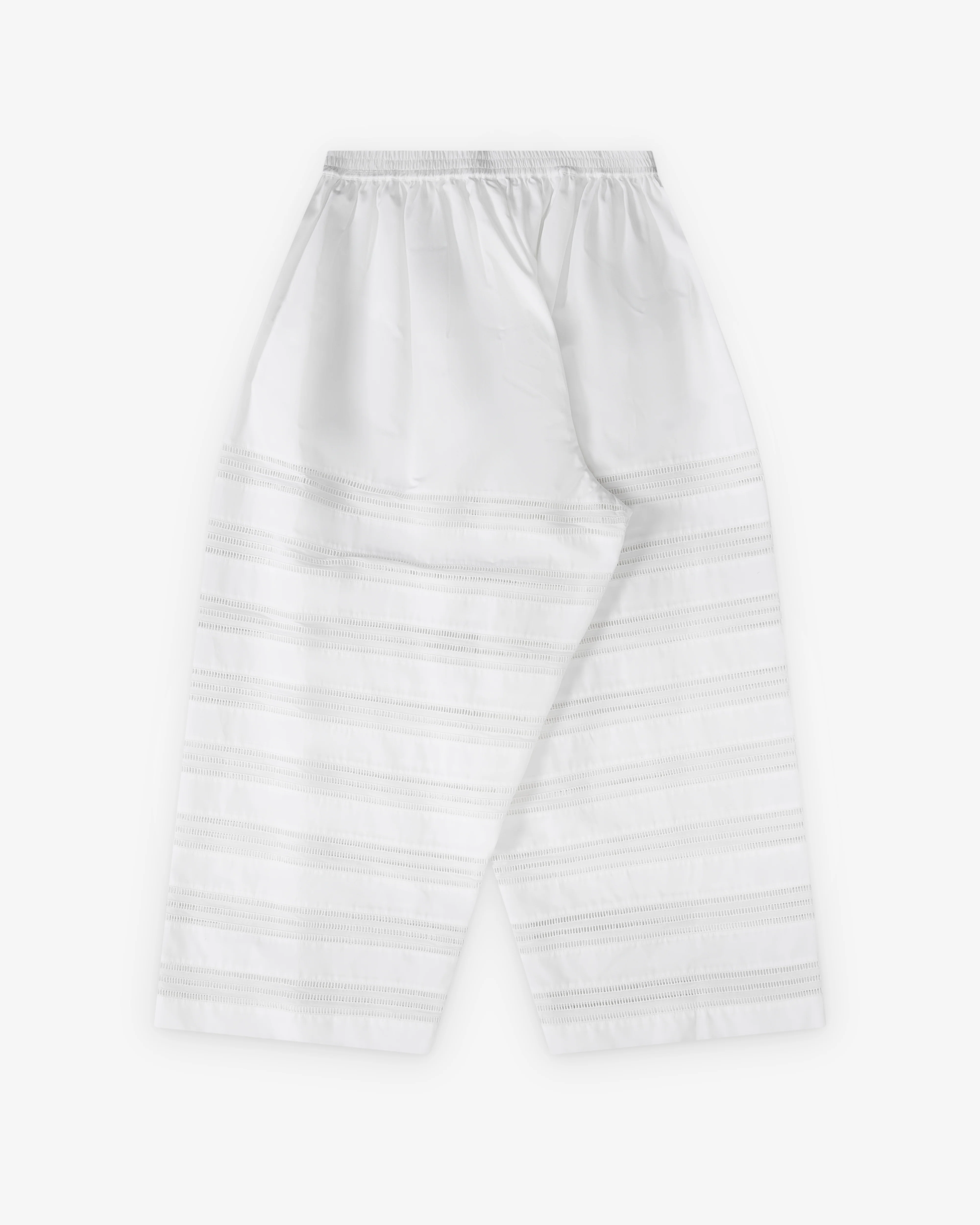 Alaïa - Women's Round Poplin Pants - (Blanc) - Image 2