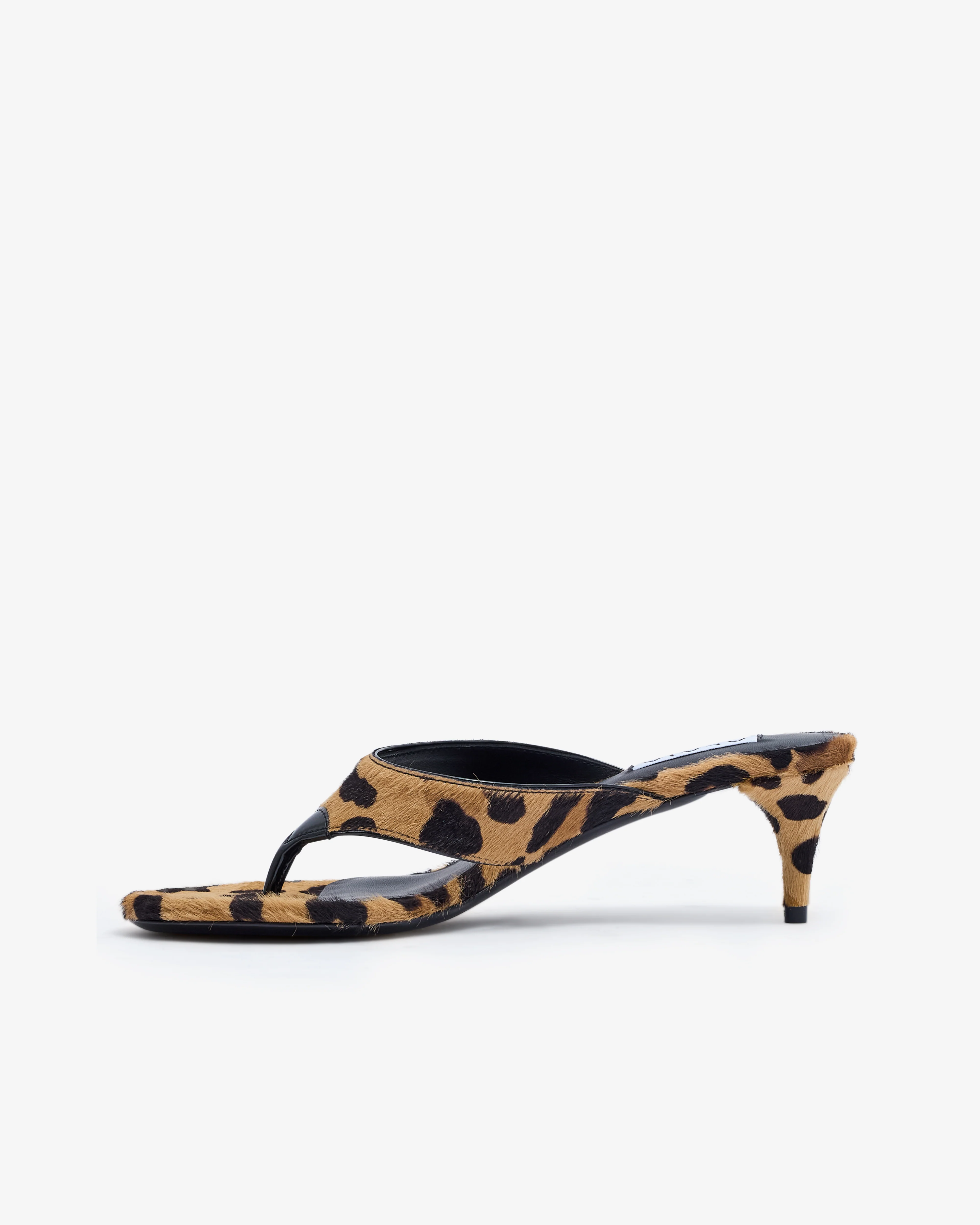 Alaïa - Women’s Infradito Thong Mules - (Leopard) - Image 3