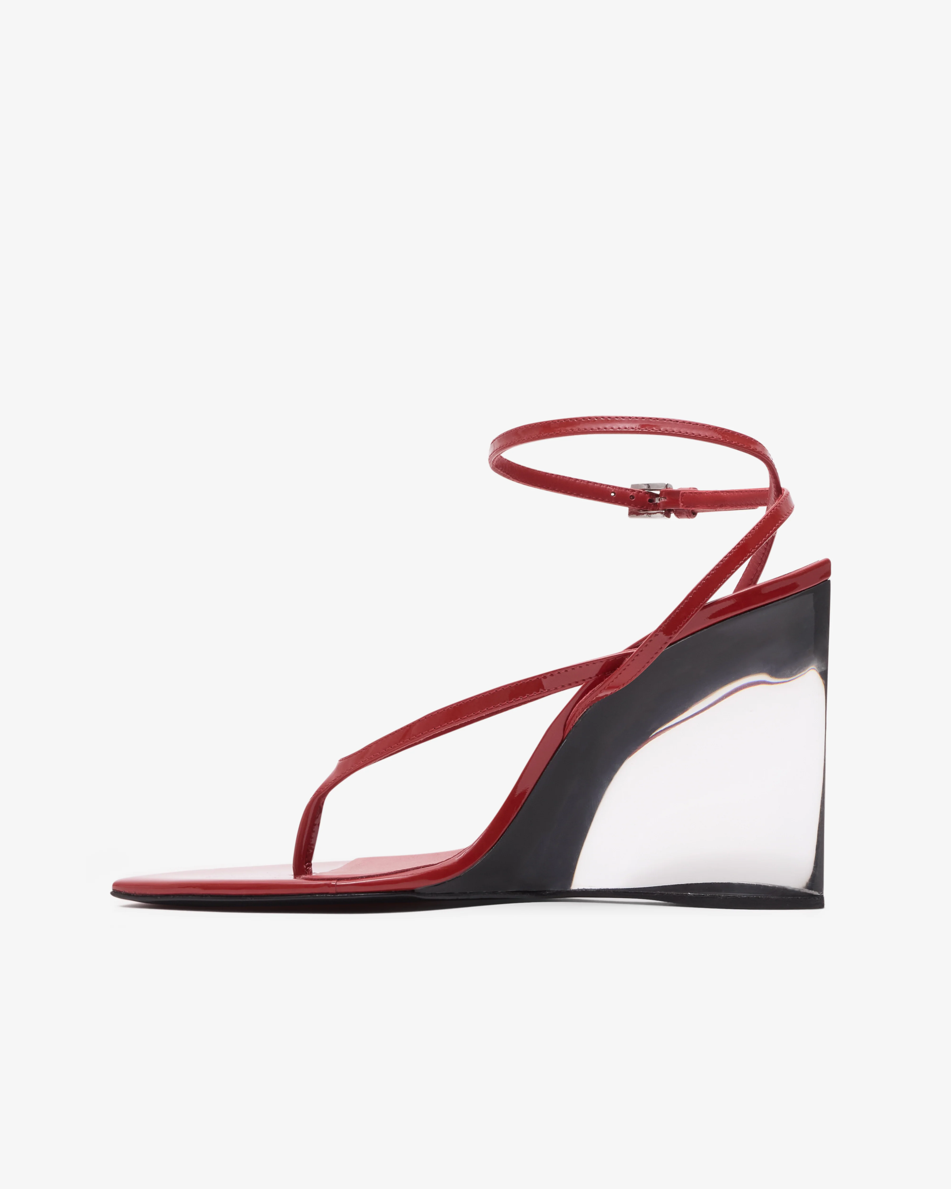 Alaïa - Women's invisible Thong Sandals - (Burnt Orange) - Image 2