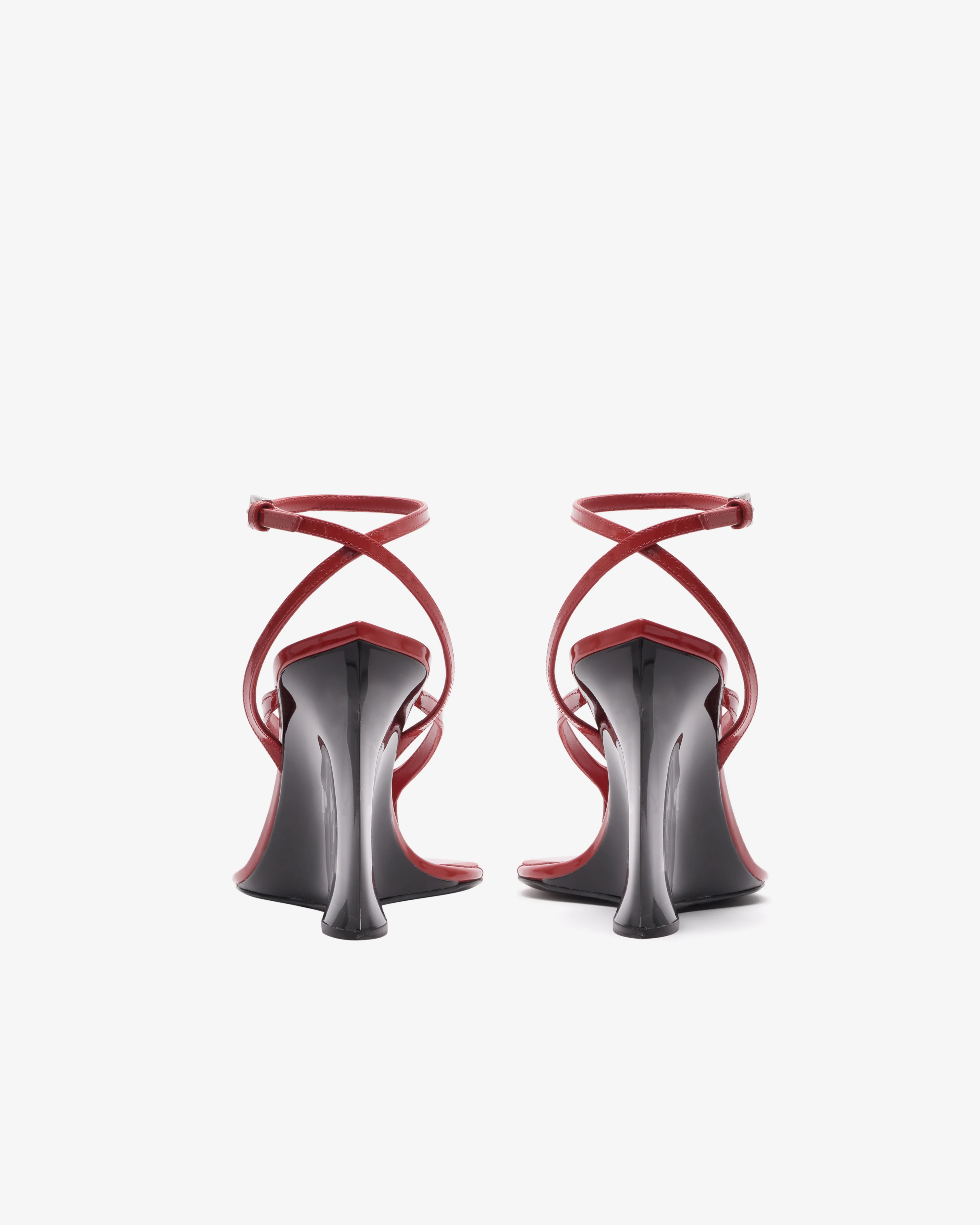Alaïa - Women's invisible Thong Sandals - (Burnt Orange) - Image 4