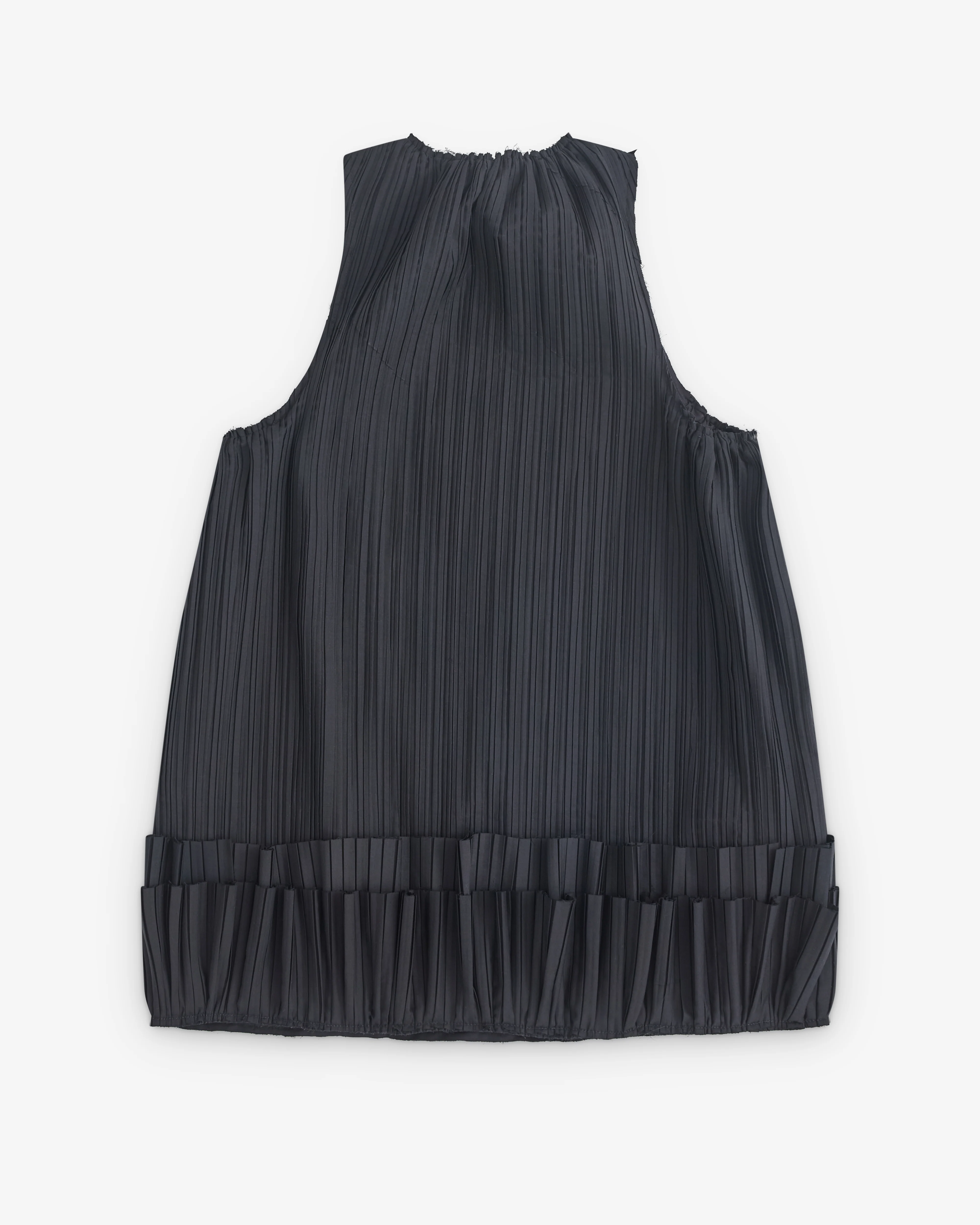 Aletta - Women's Pleated Dress - (Black) - Image 2