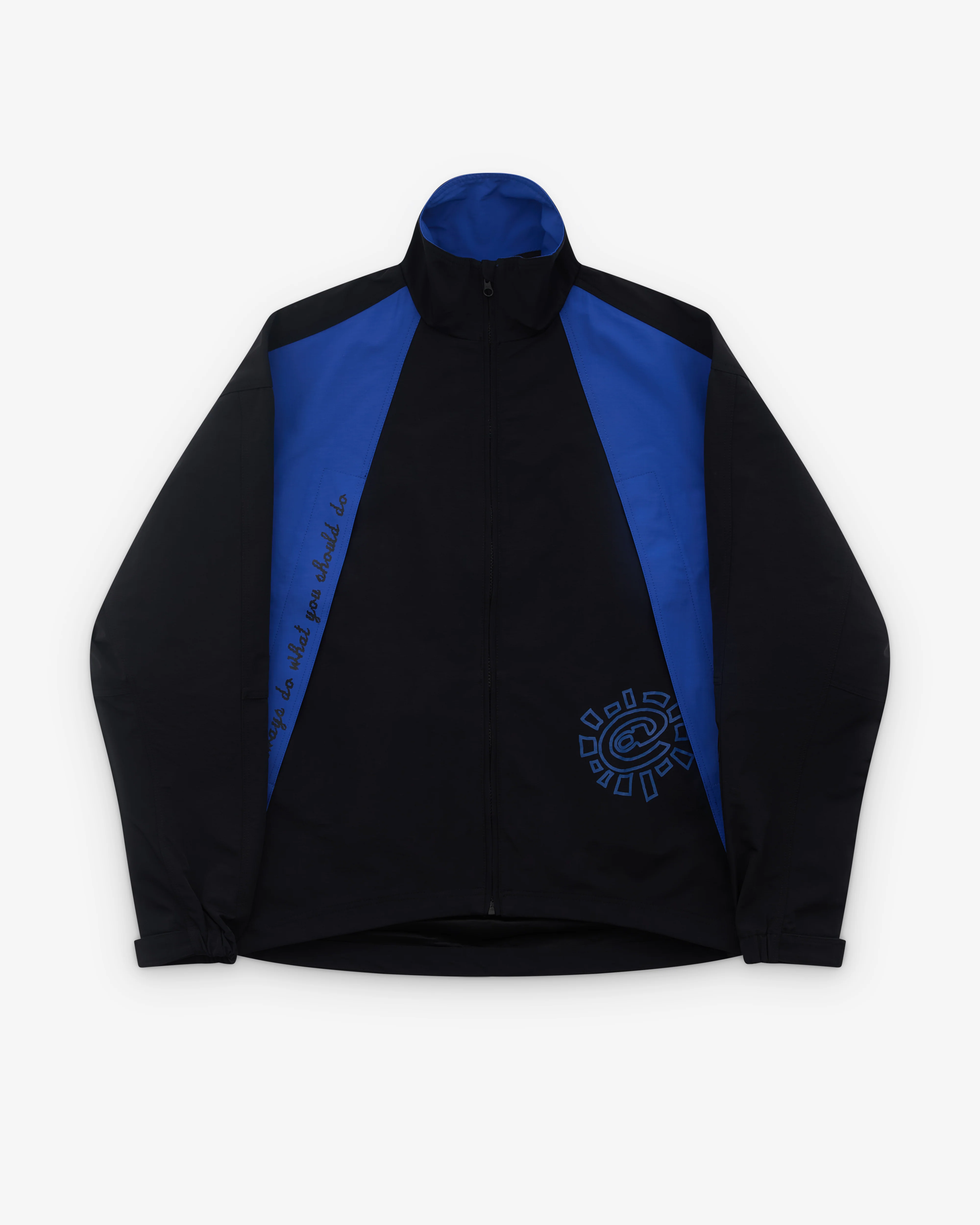 Always Do What You Should Do - Men's Helly Handsome Jacket - (Black/Black)