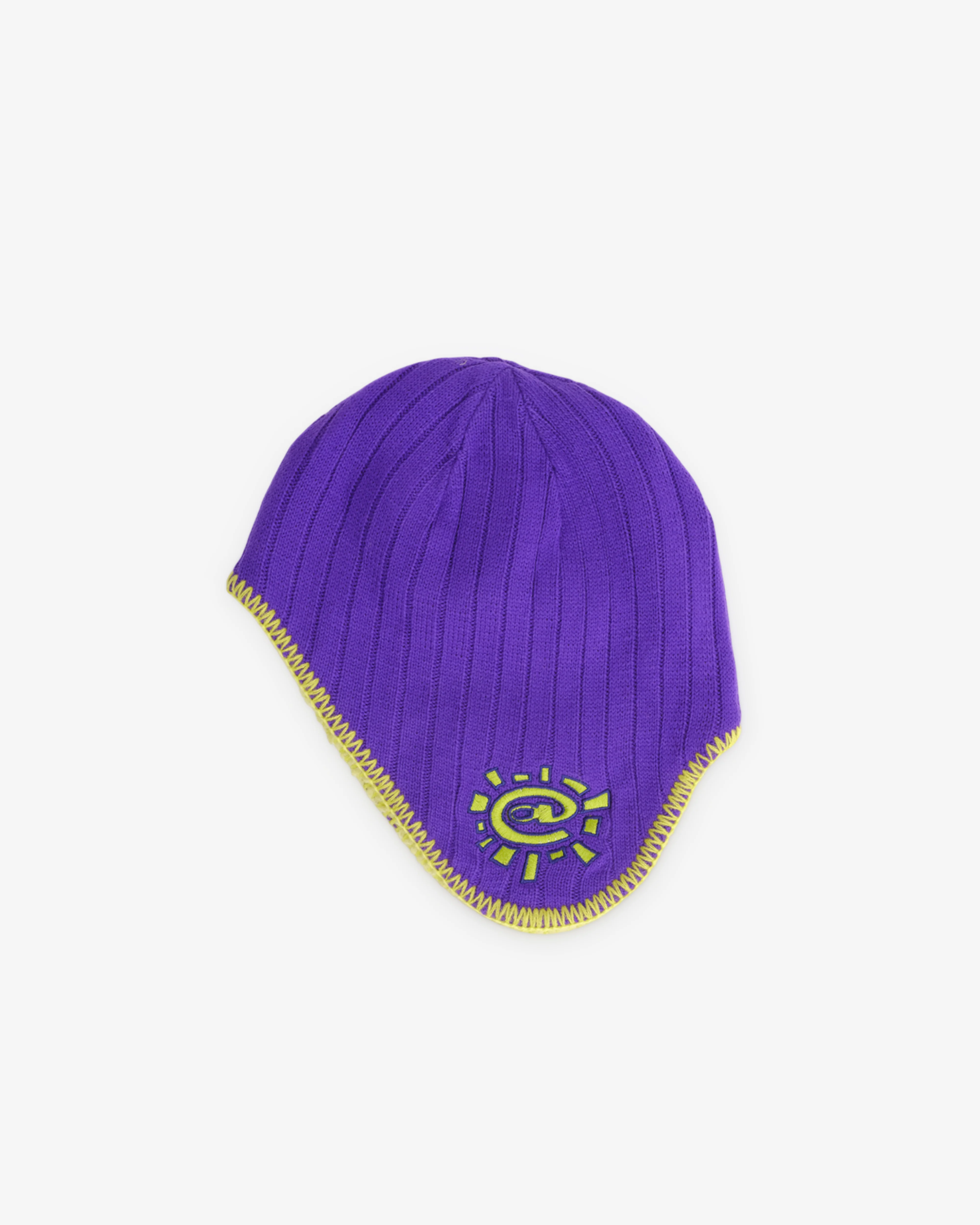 Always Do What You Should Do - Reversible Ear Flap Hat - (Purple/Green)