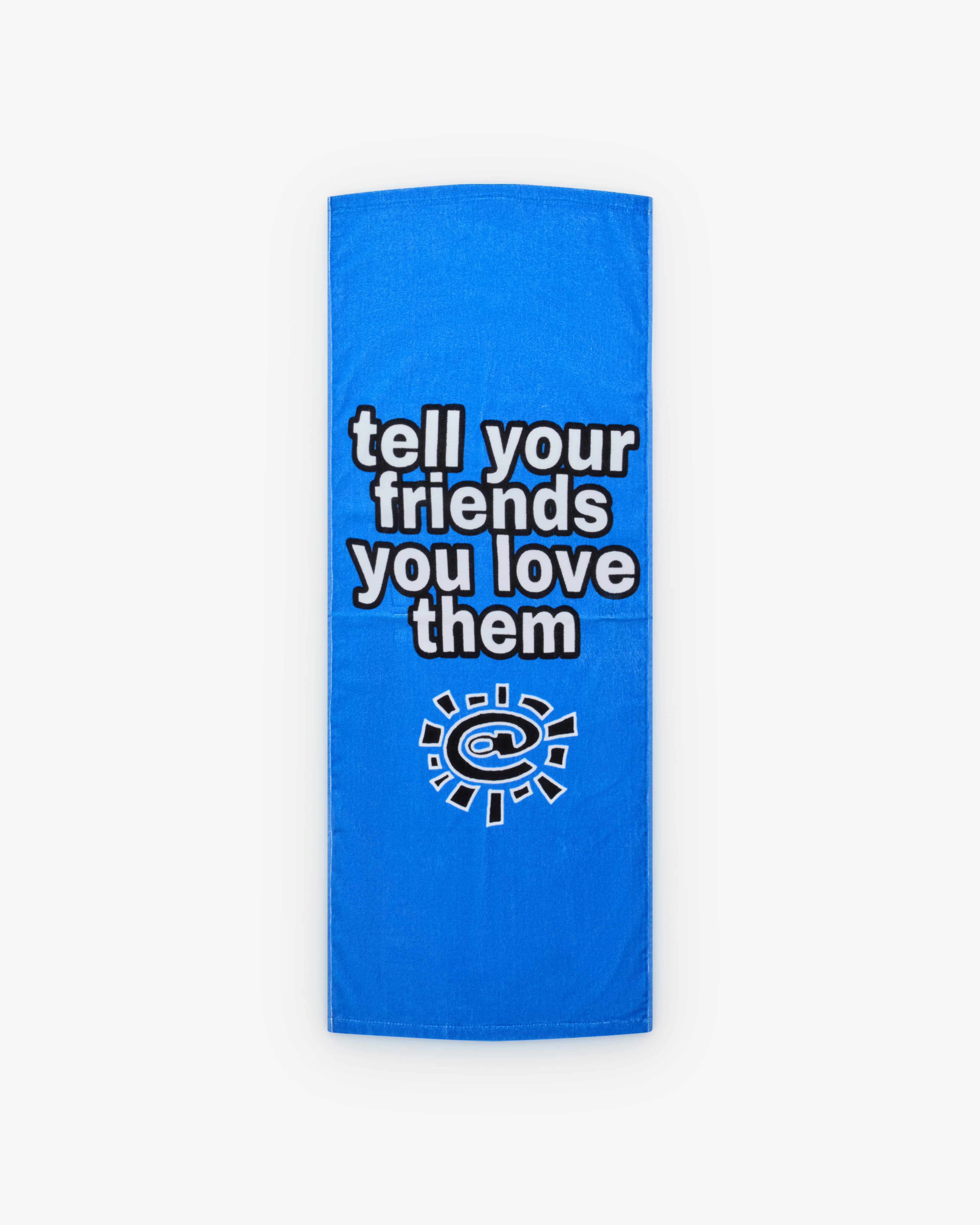 Always Do What You Should Do - Tyfylt Towel - (Blue)