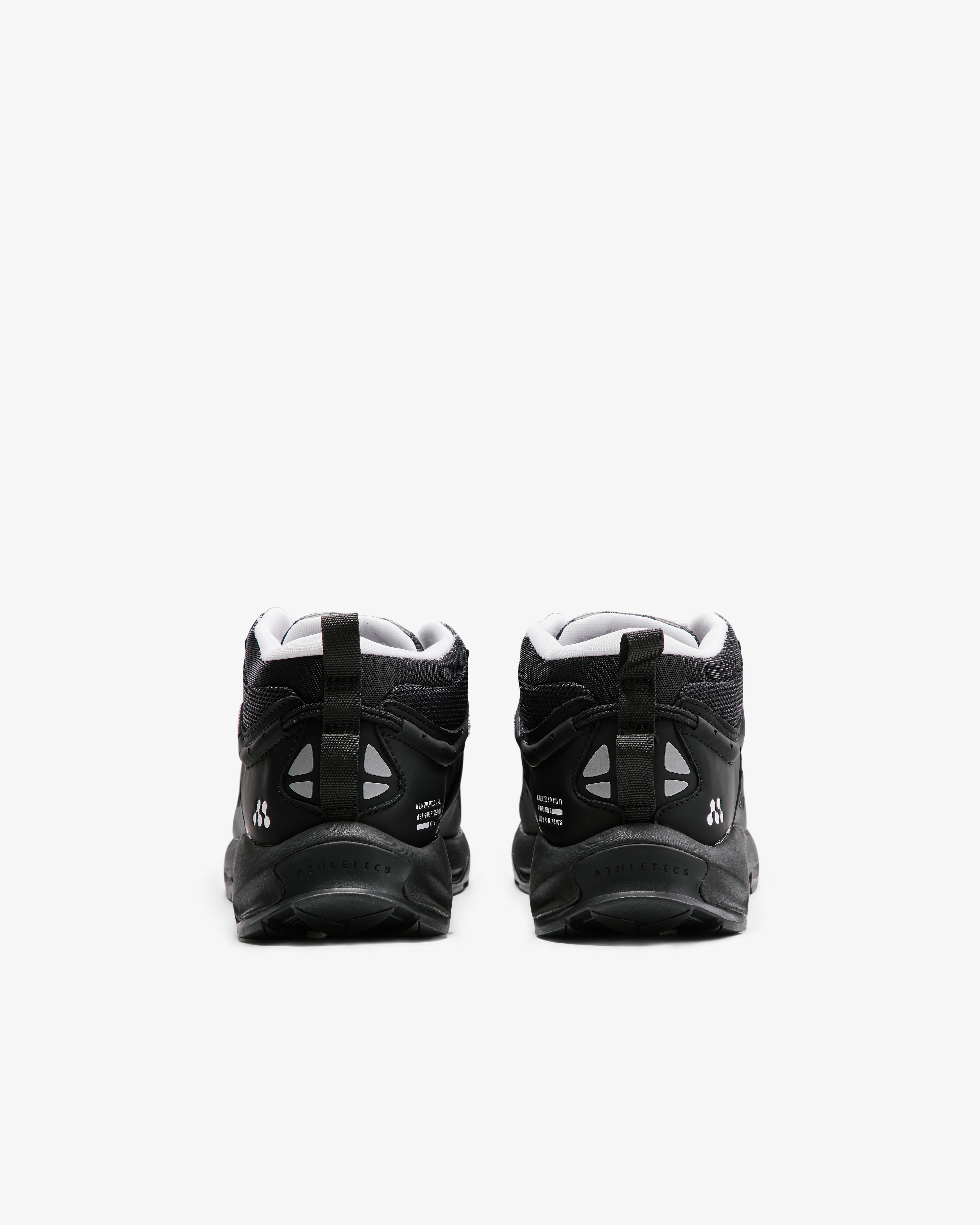 Athletics Footwear - Men’s FTWR 2.0 Mid - (Black/Bright White) - Image 4