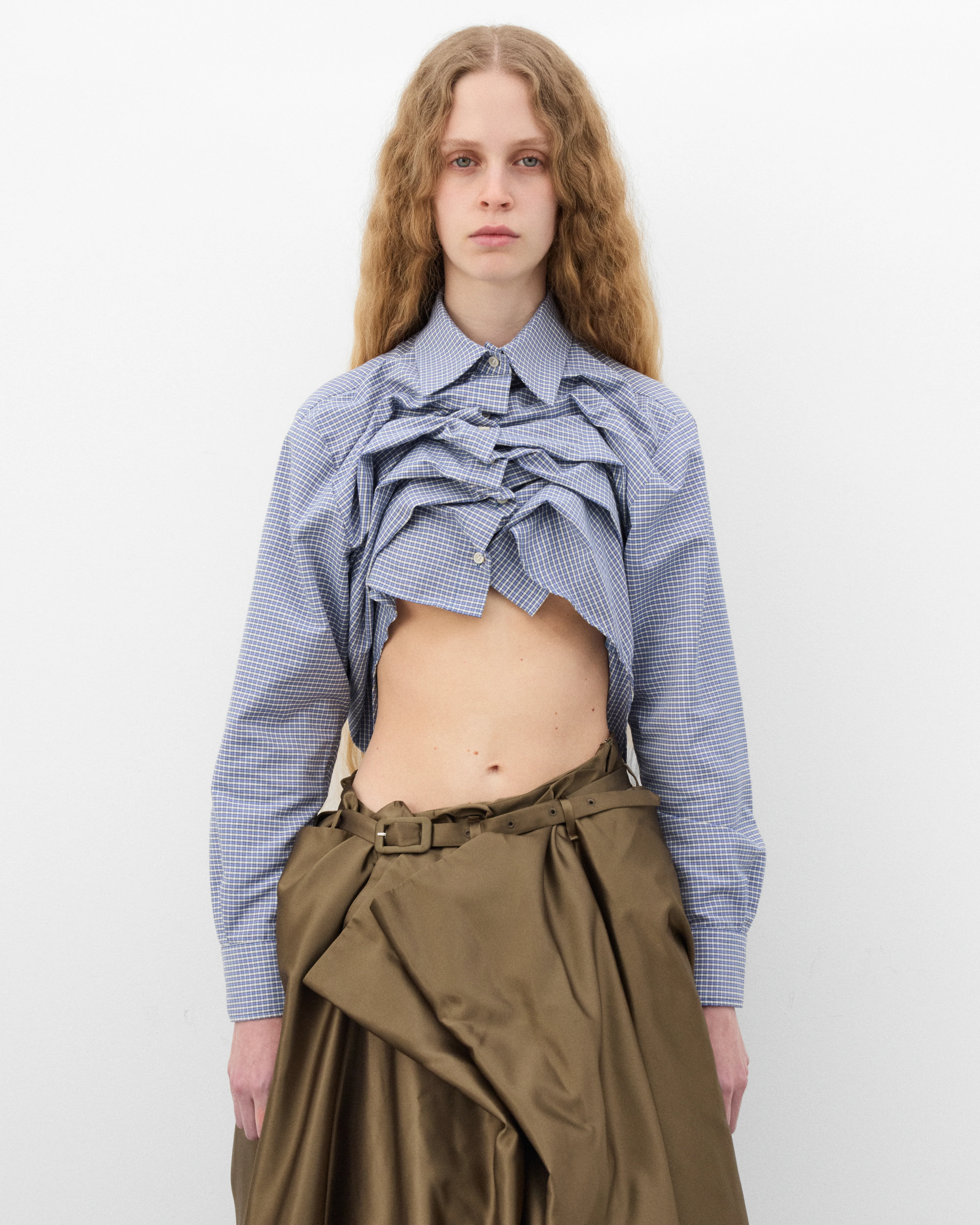 August Barron - Women's Lifted Shirt - (Blue/White) - Image 3
