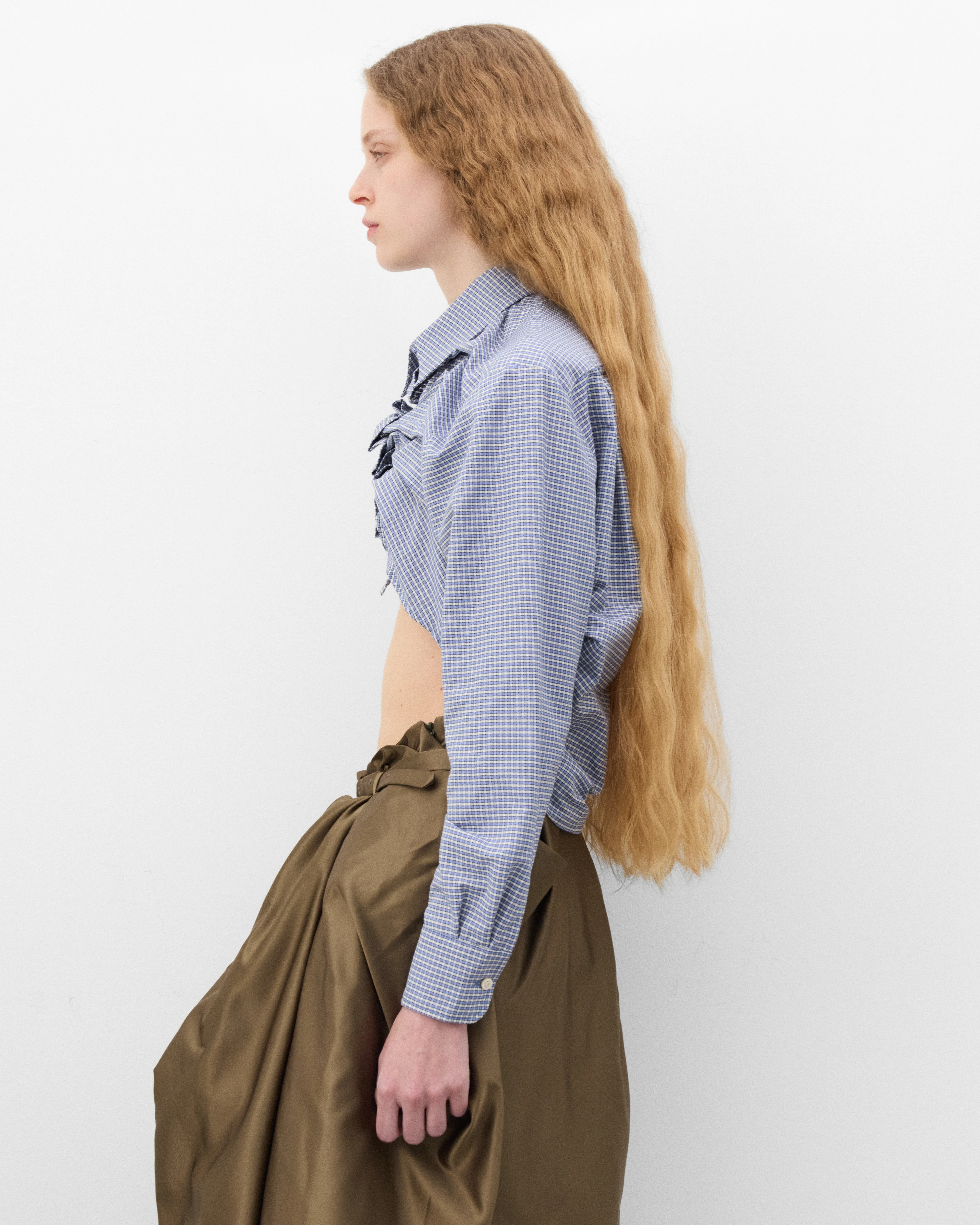August Barron - Women's Lifted Shirt - (Blue/White) - Image 5