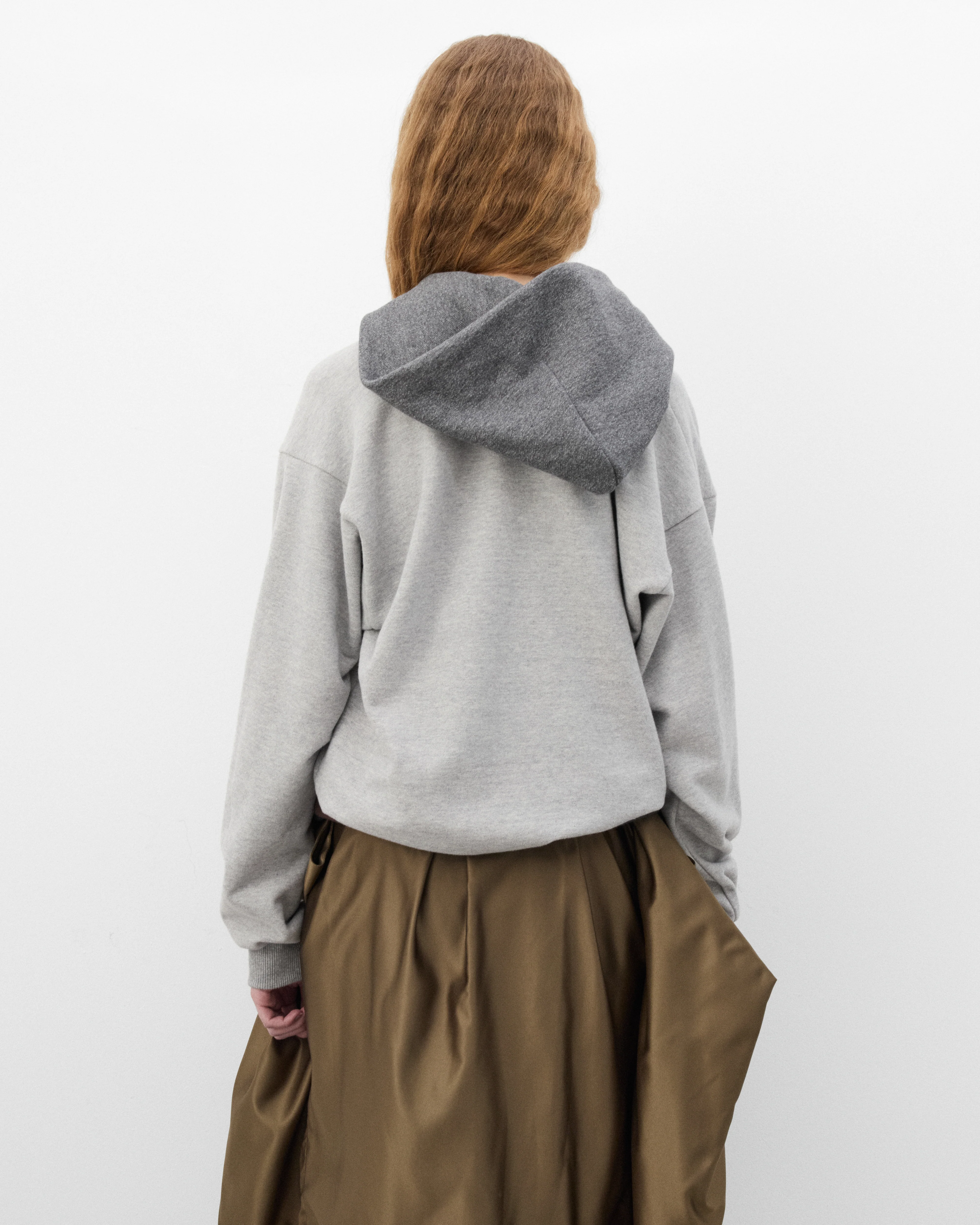 August Barron - Women's Triple Hoodie - (Grey/Brown) - Image 5