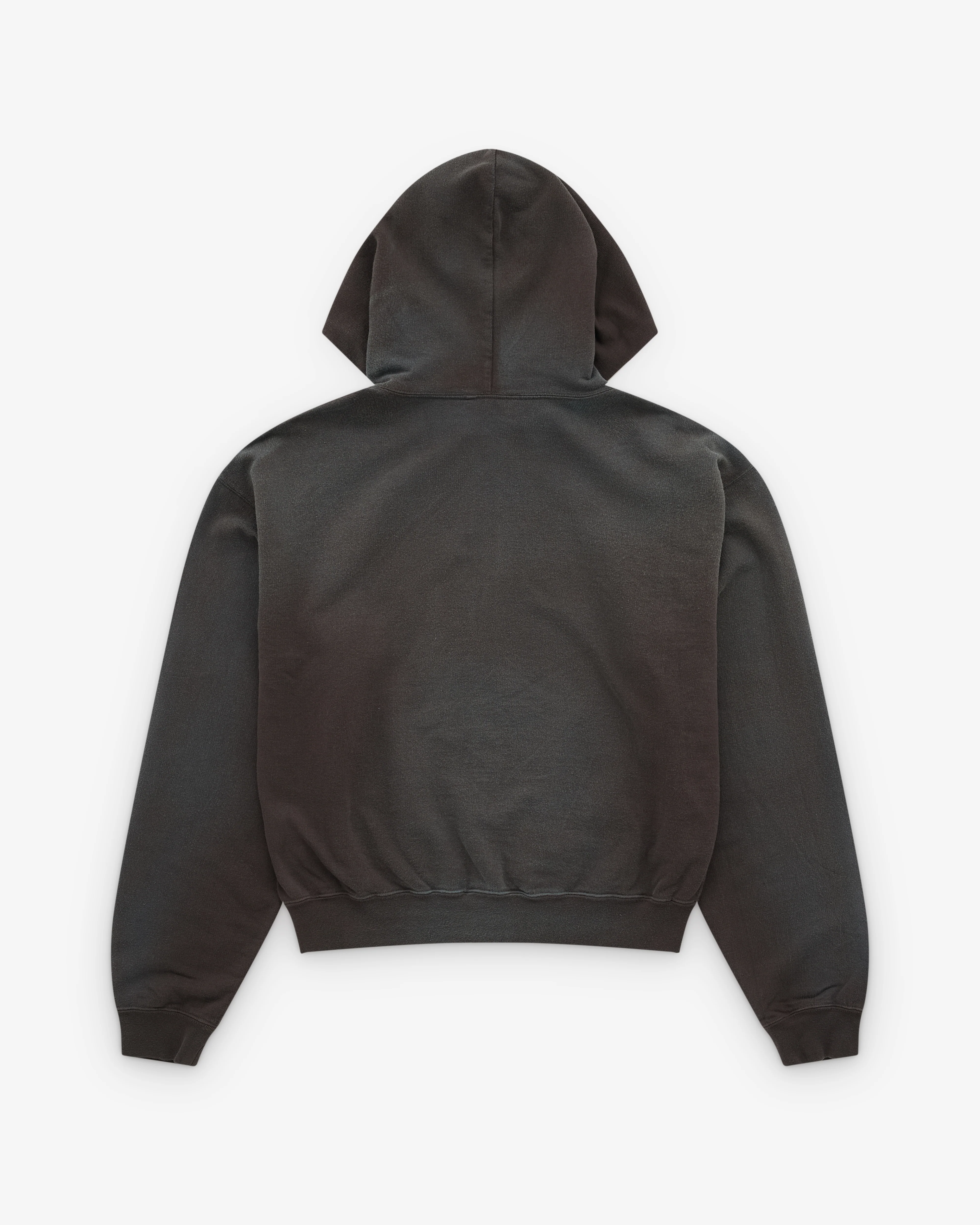 Auralee - Men's Product Dyed Pima Light Sweat - (Black) - Image 2