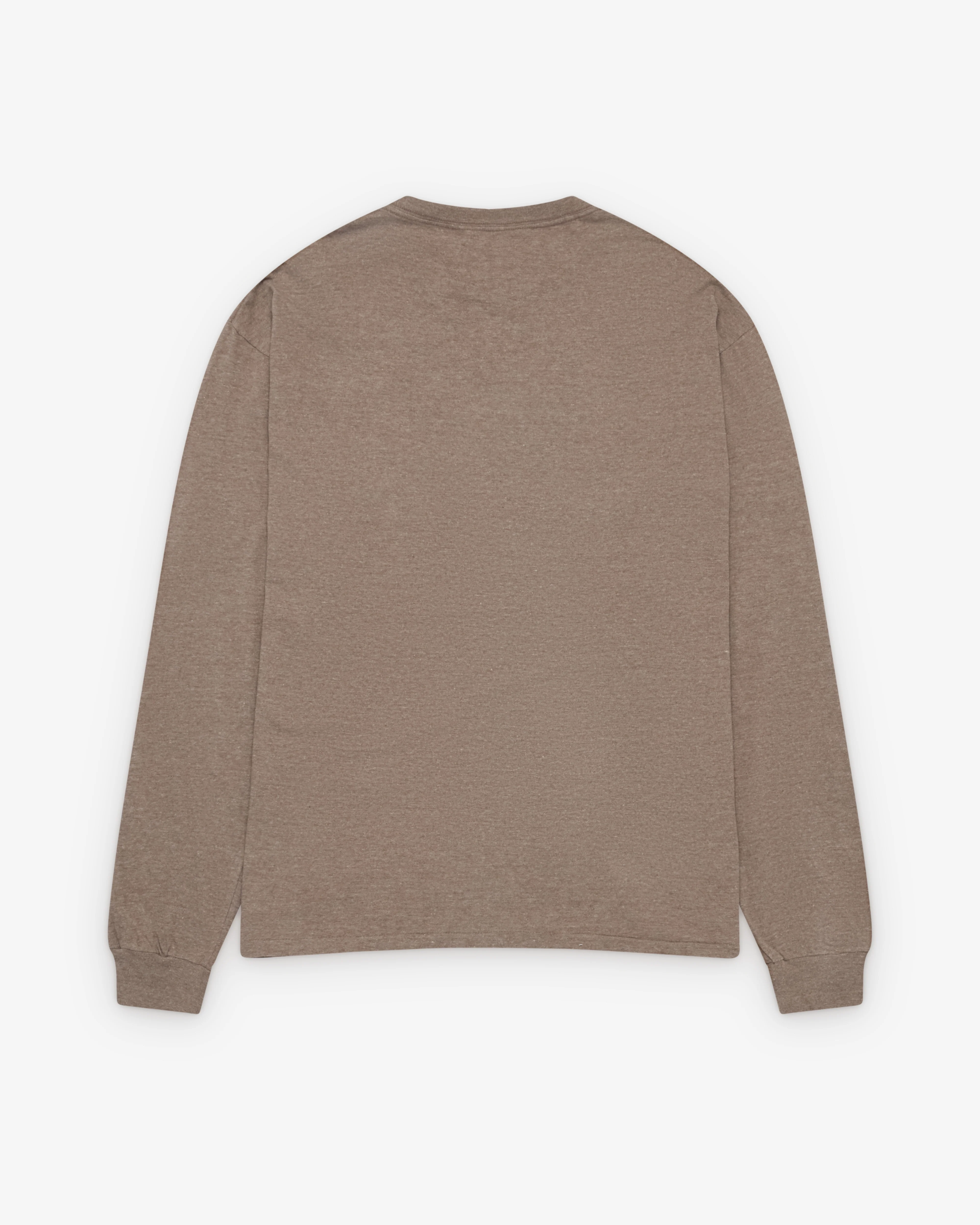 Auralee - Men's Seamless L/S Tee - (Top Brown) - Image 2