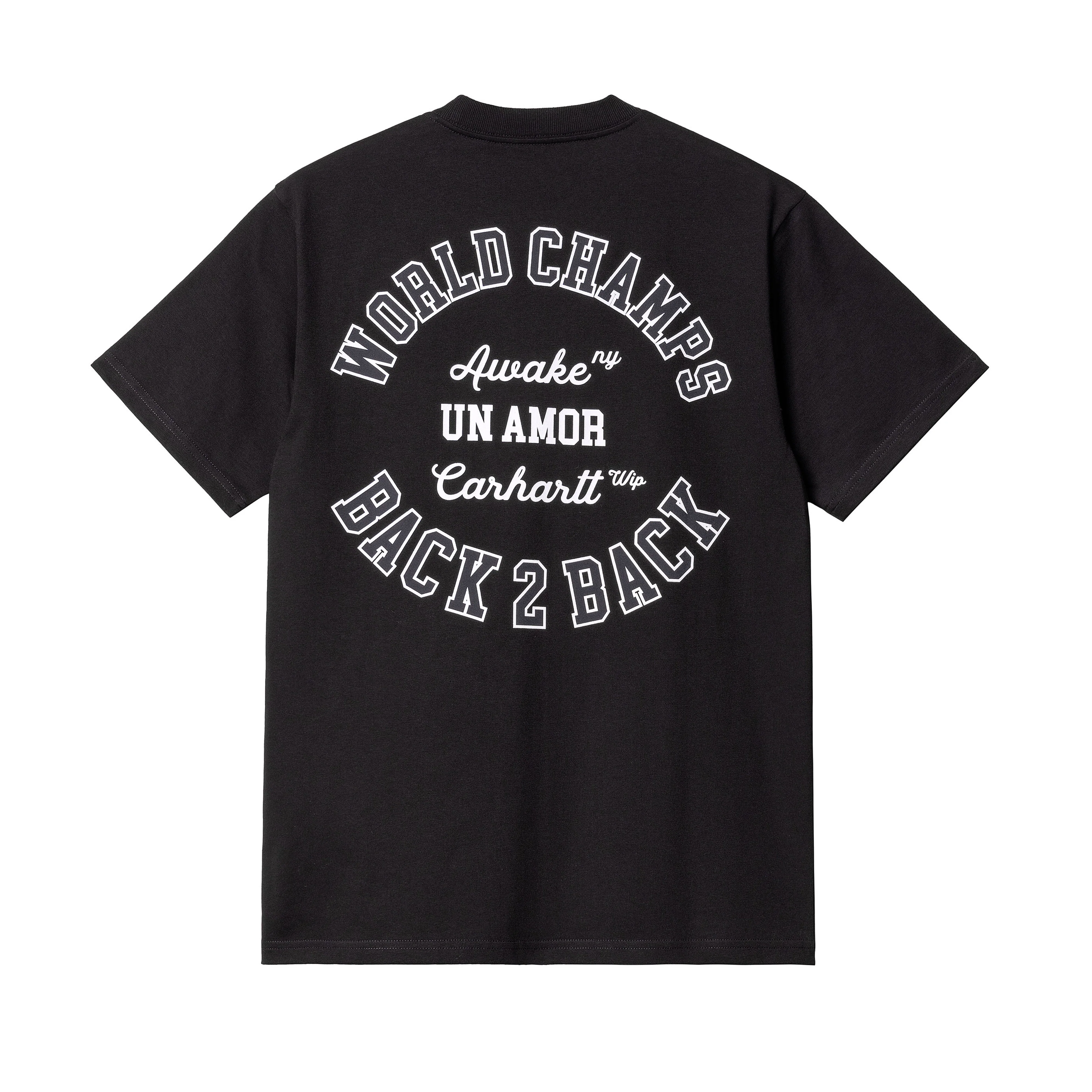 Awake NY - Carhartt WIP Pocket T-Shirt - (Black) - Image 2