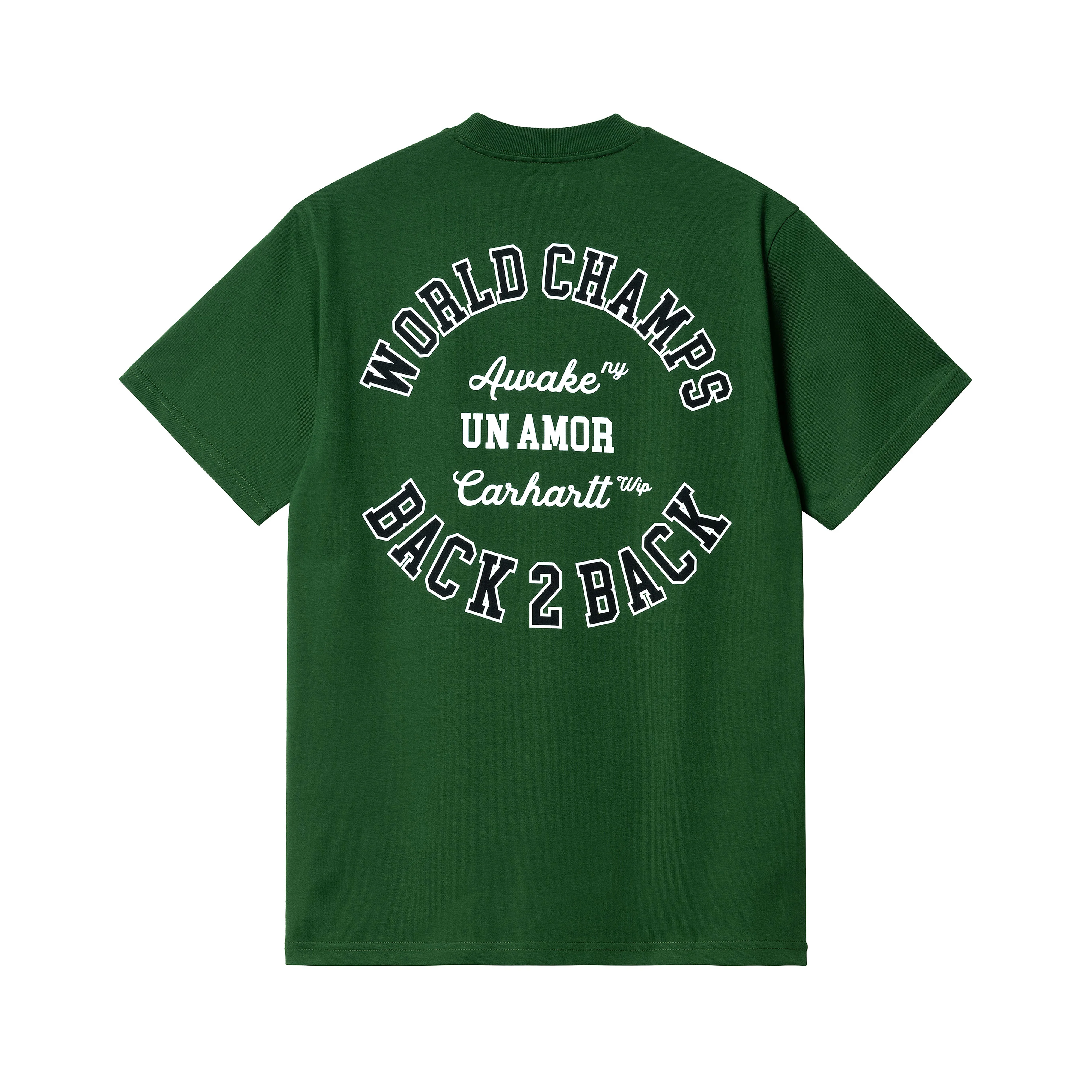 Awake NY - Carhartt WIP Pocket T-Shirt - (Dark Green) - Image 2