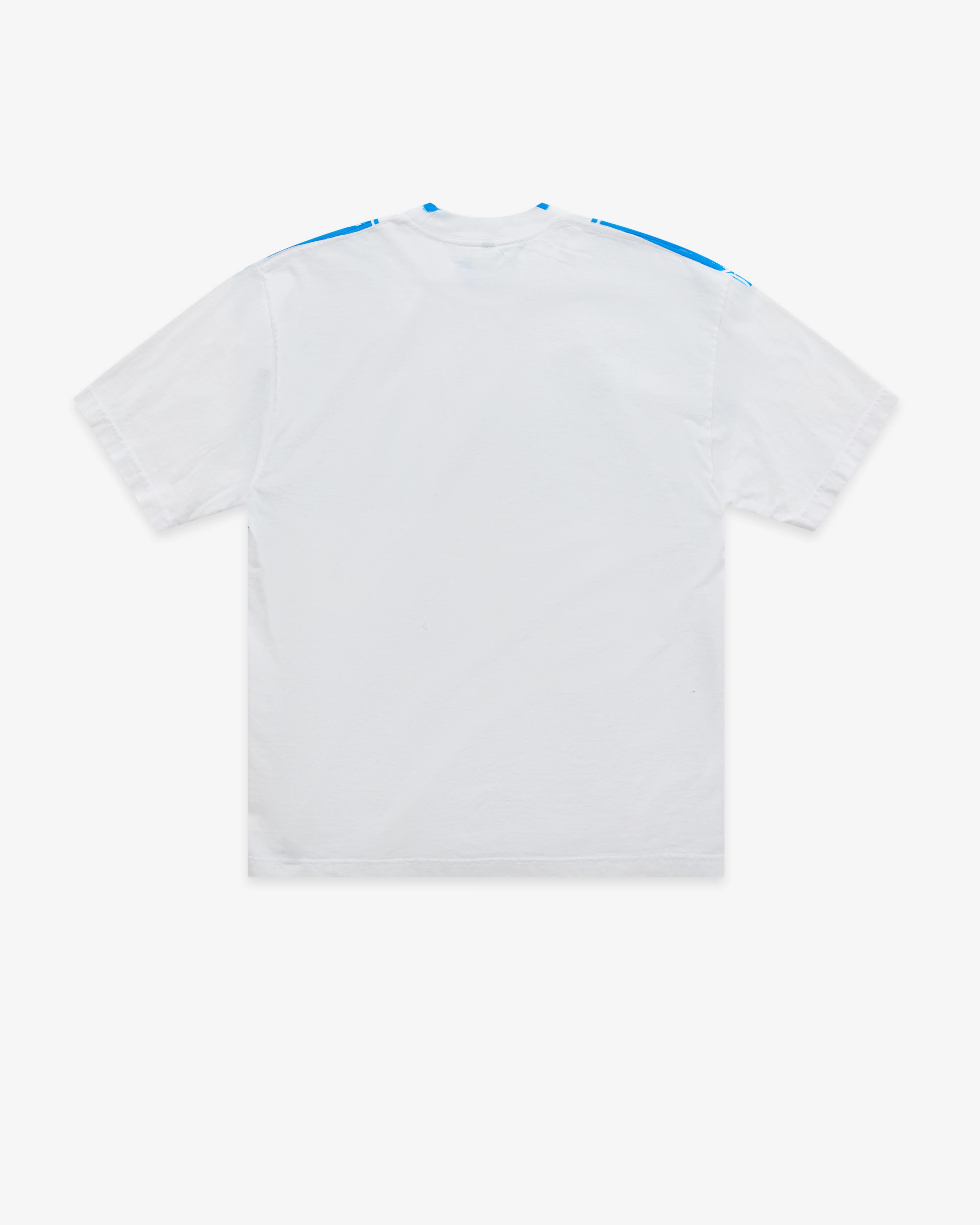 B.Eautiful - Men’s Soccer Jersey T-Shirt - (White/Blue) - Image 2