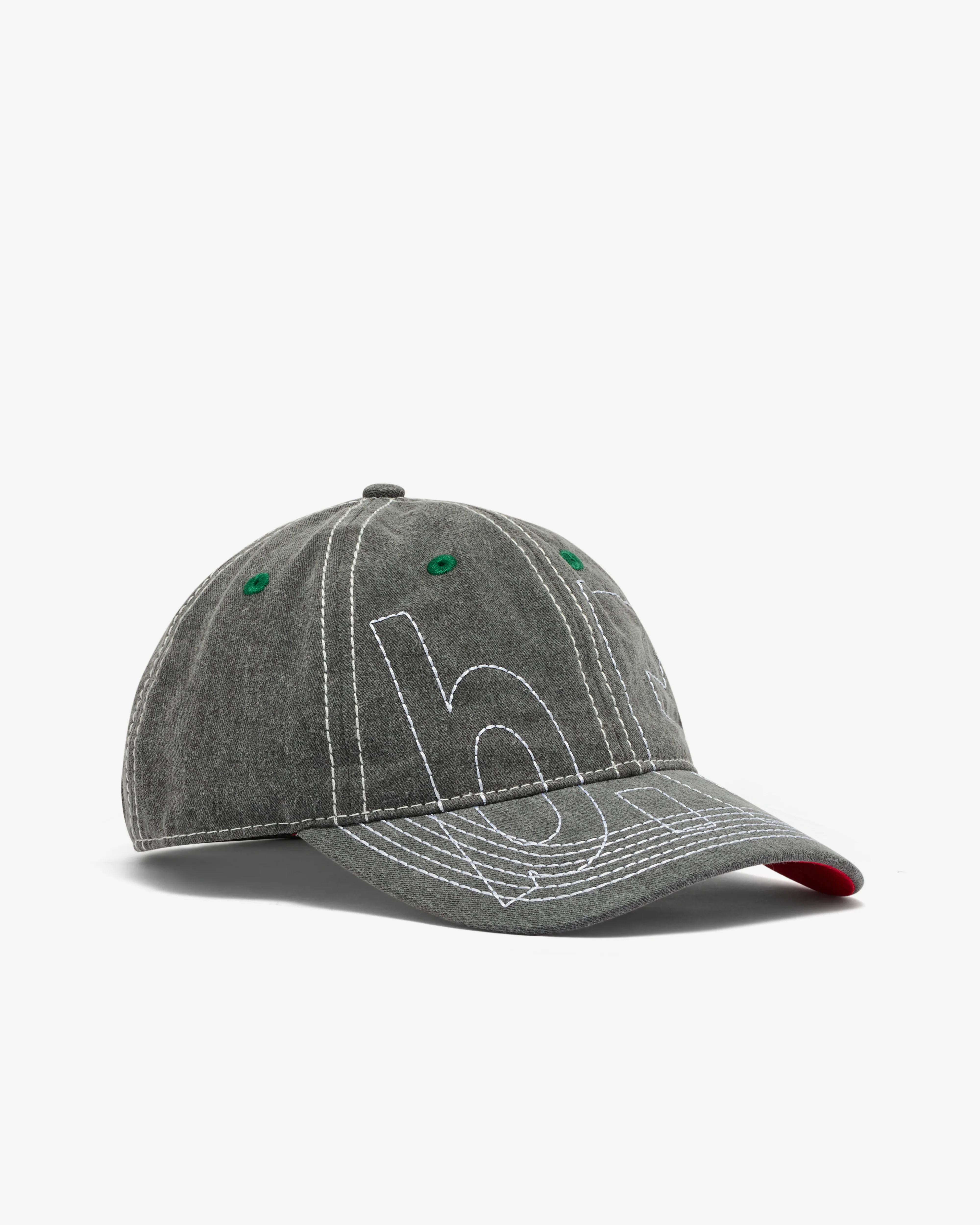 B.Eautiful - Men's Vapor 6 Panel Hat - (Off Black) - Image 2