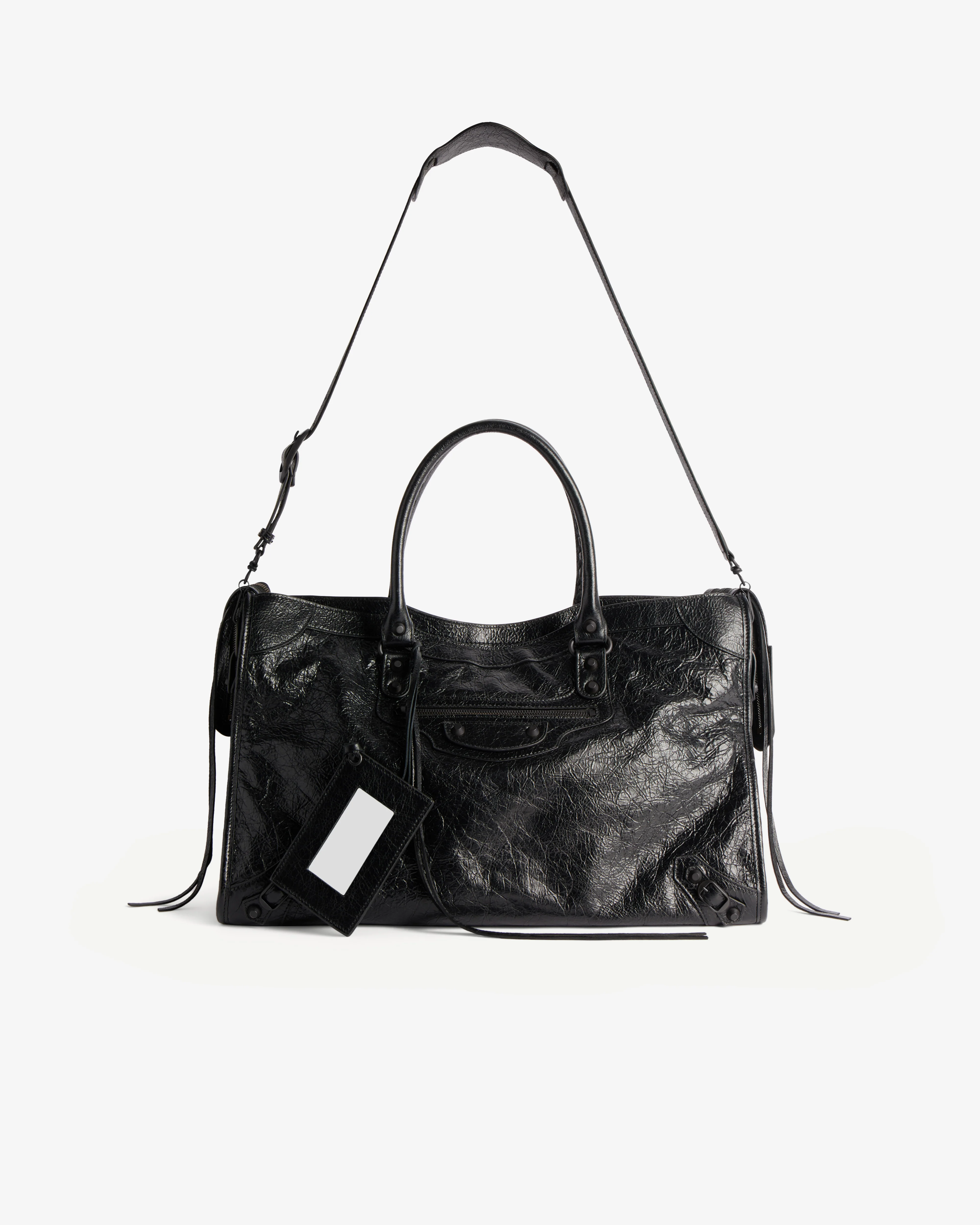 Balenciaga - Men's Le City Bag Large - (Black) - Image 4