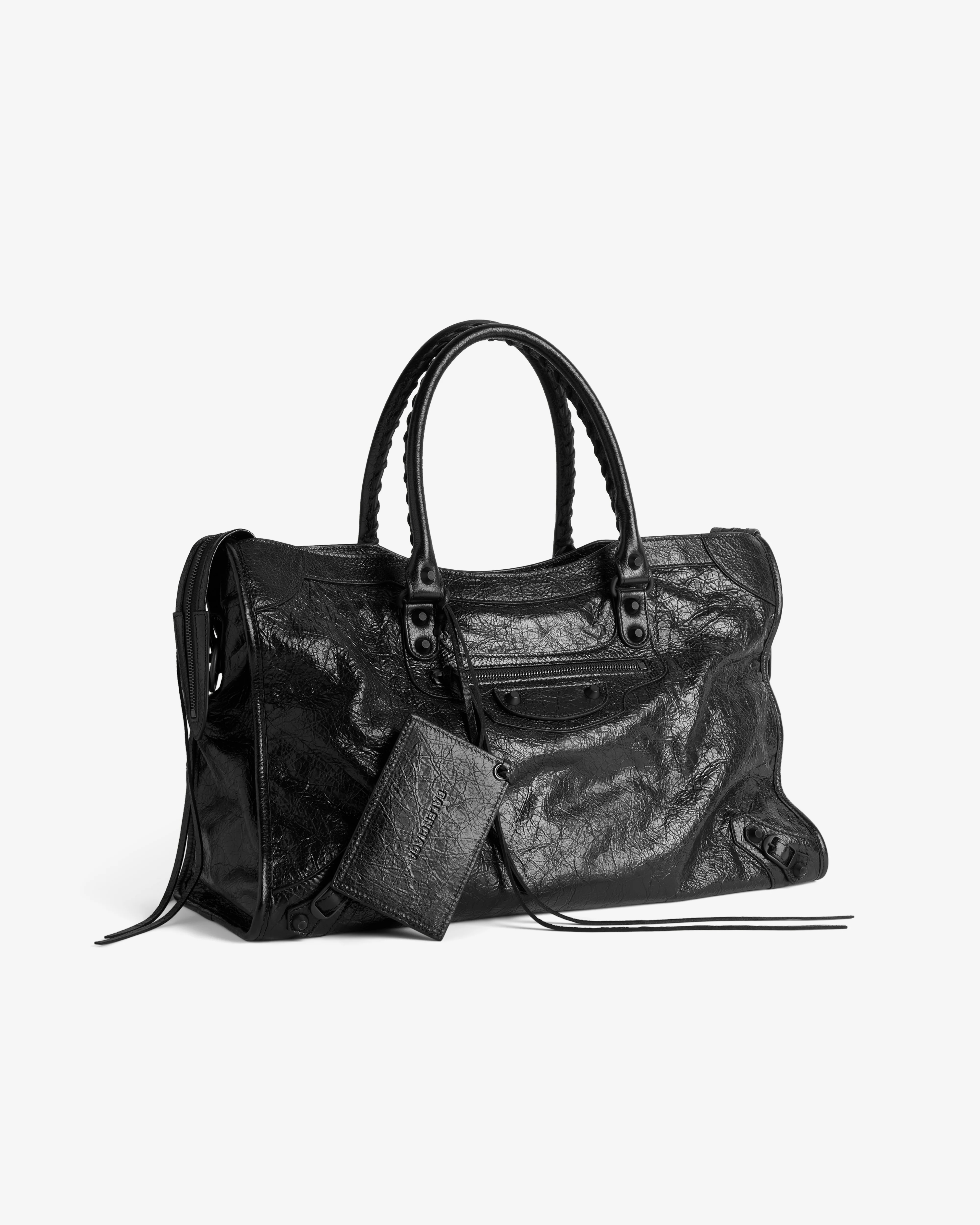 Balenciaga - Men's Le City Bag Large - (Black) - Image 5