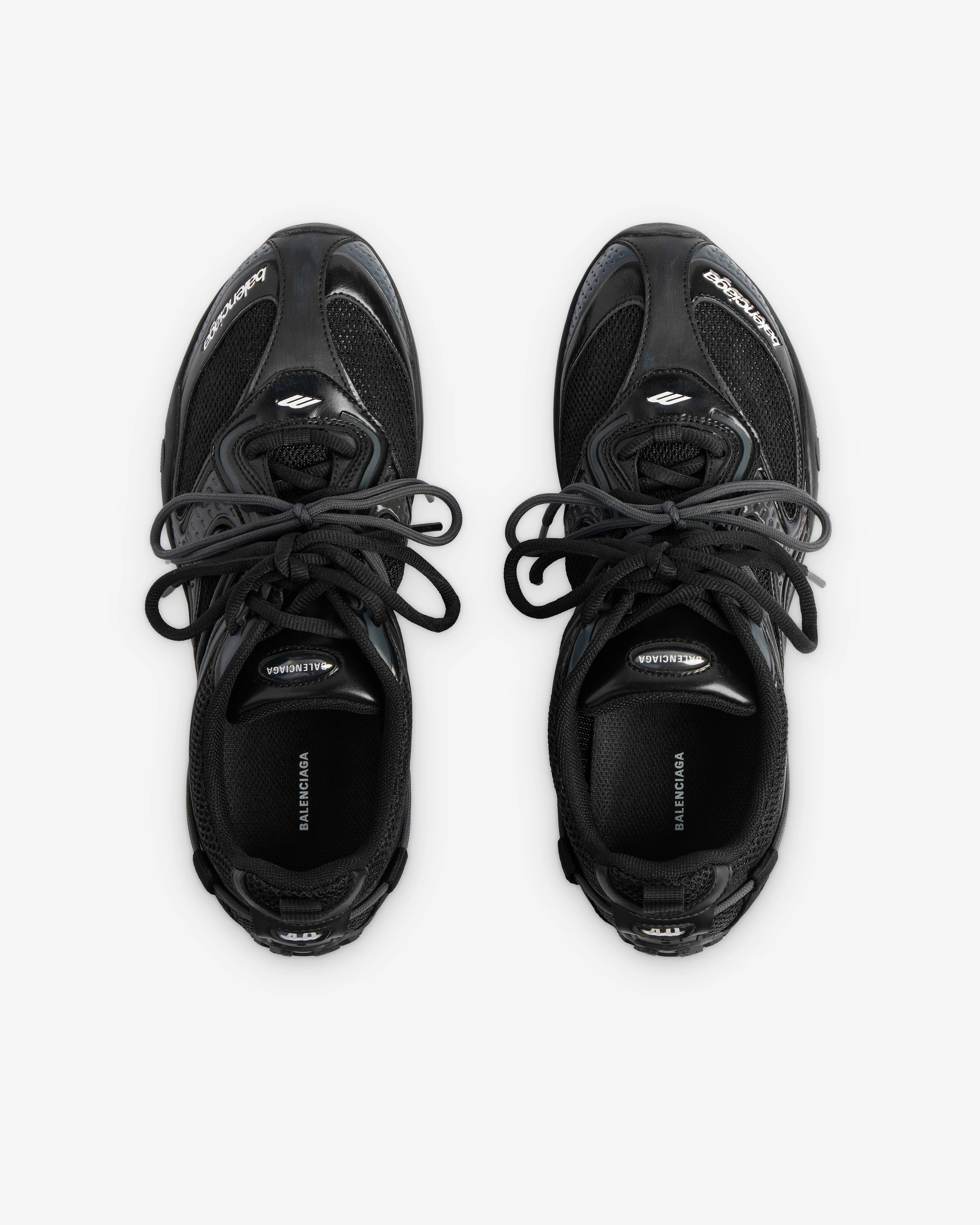 Balenciaga - Men's Radar Trainers - (Black/Grey) - Image 6