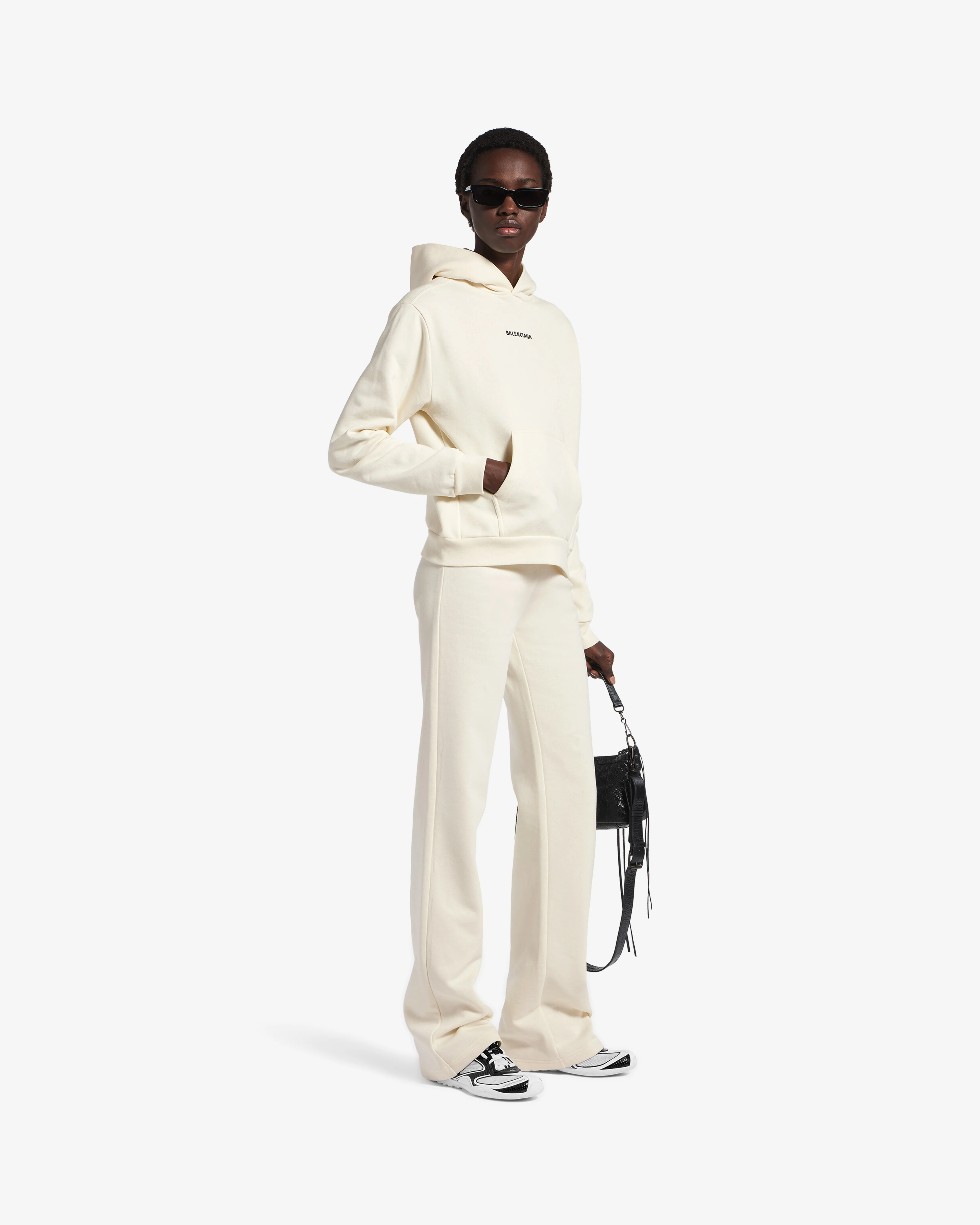 Balenciaga - Women's Radar Trainers - (Black/White) - Image 3