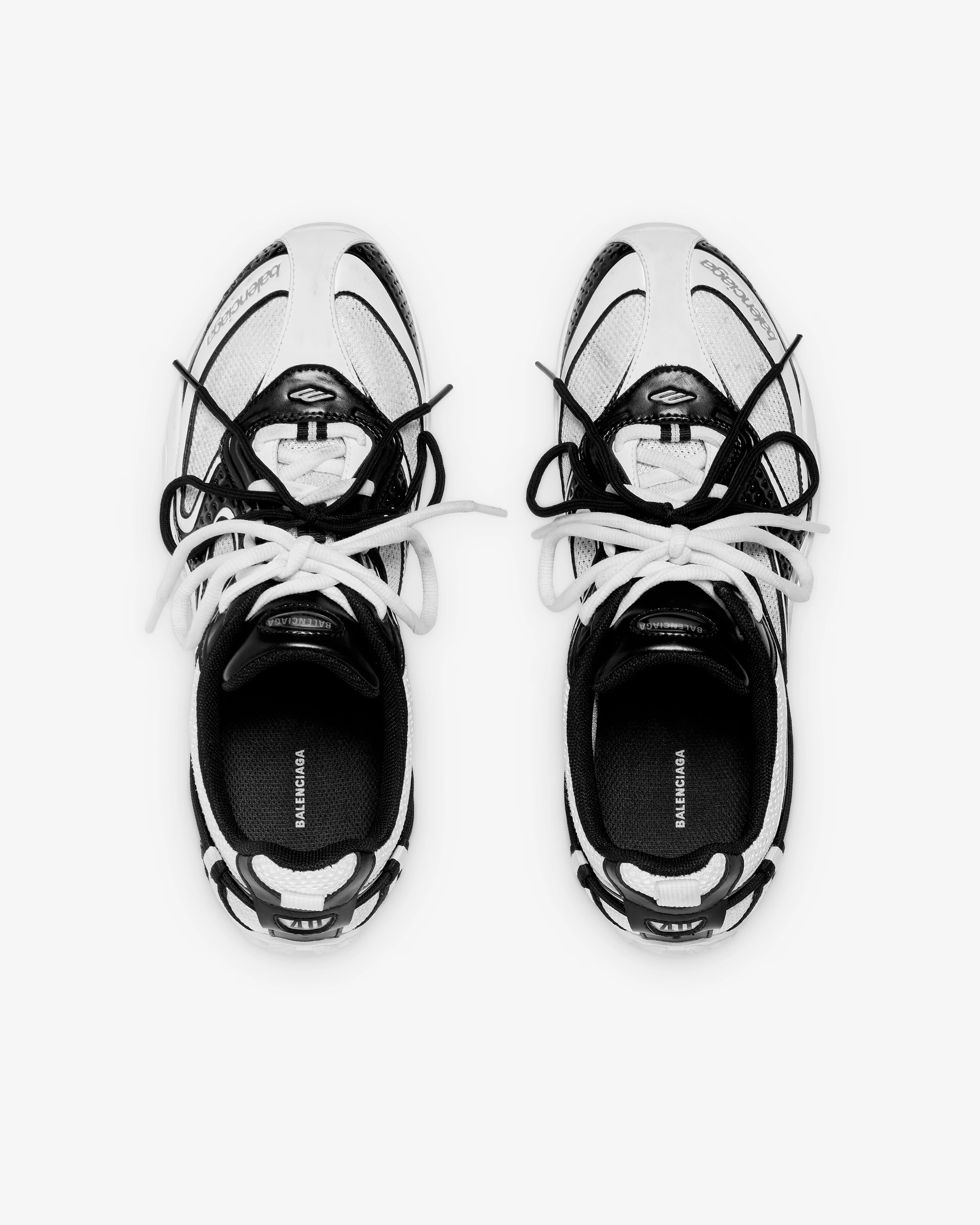 Balenciaga - Women's Radar Trainers - (Black/White) - Image 5