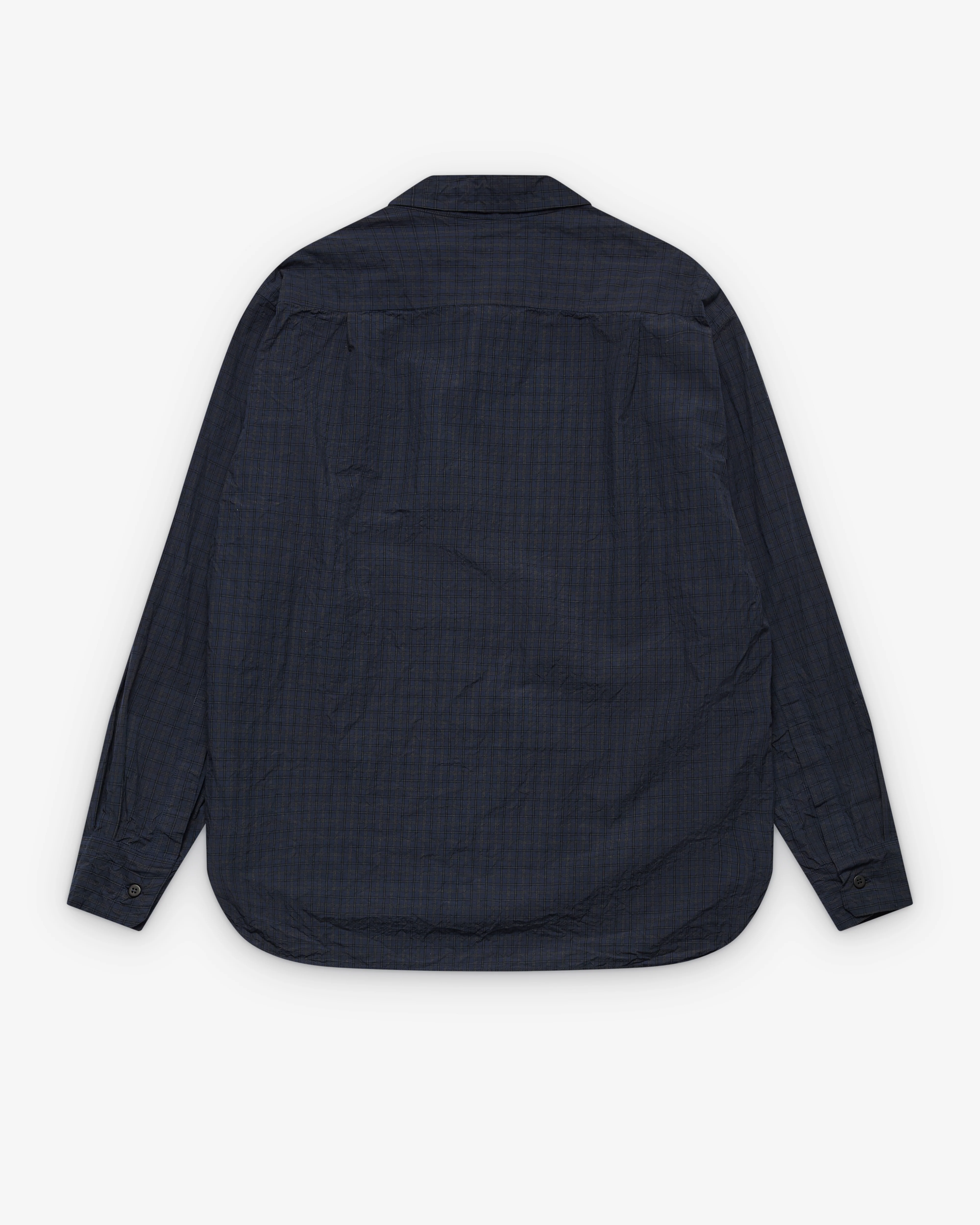 Bergfabel - Men's Farmer Shirt - (Navy Check) - Image 2