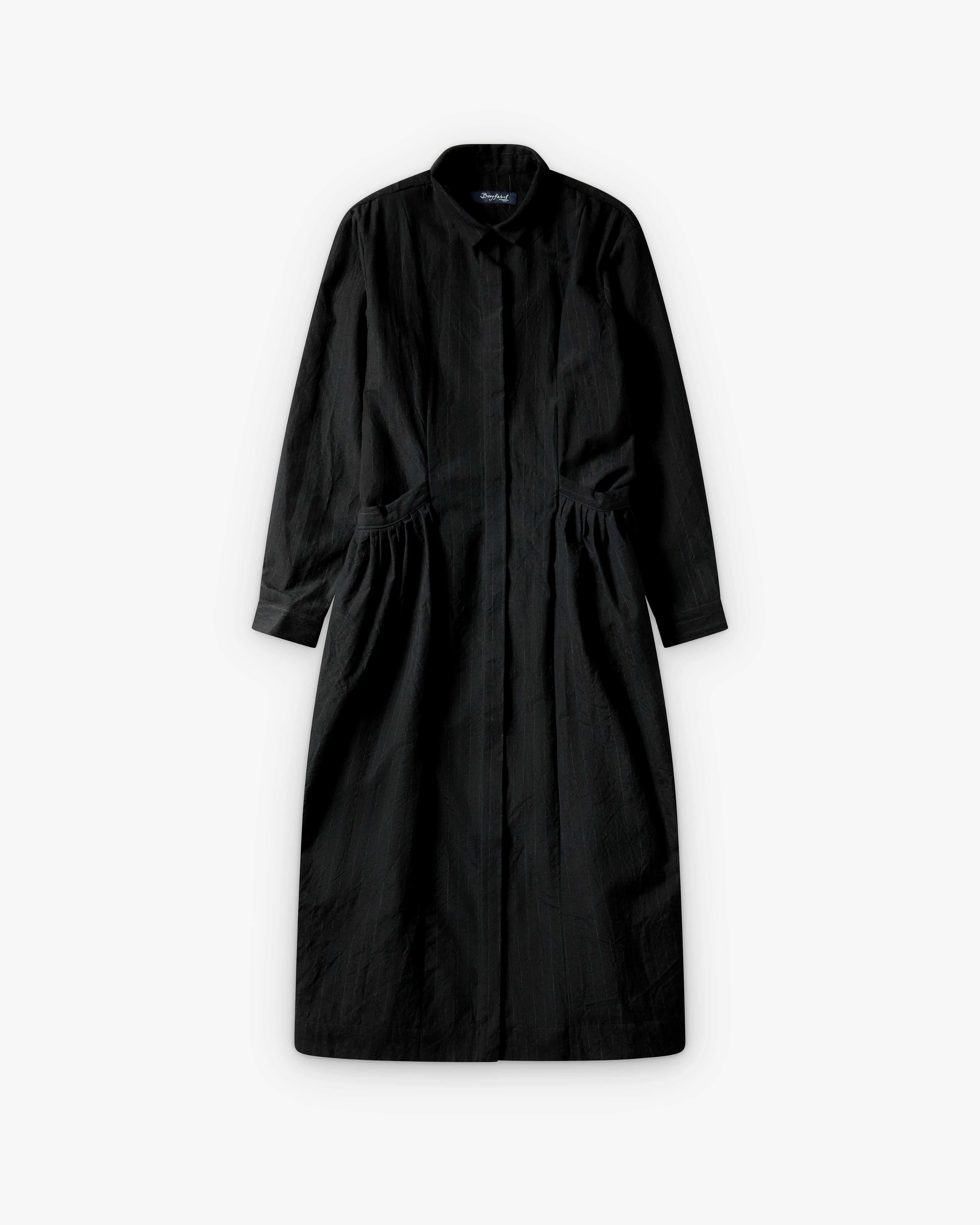 Bergfabel - Women's Sally Dress - (Black Stripe)