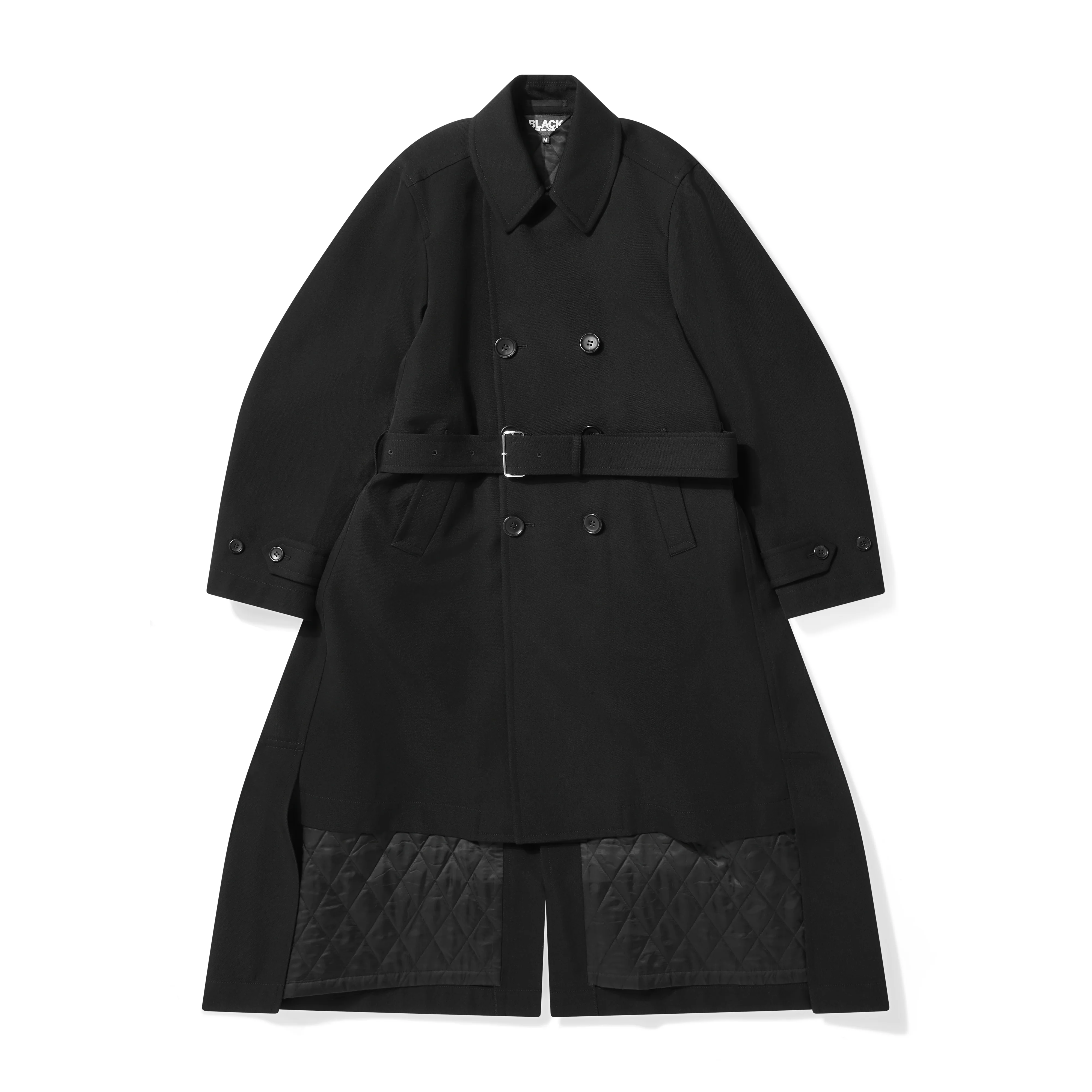 BLACK Comme des Garçons - Double Breasted Trench Coat - (Black)