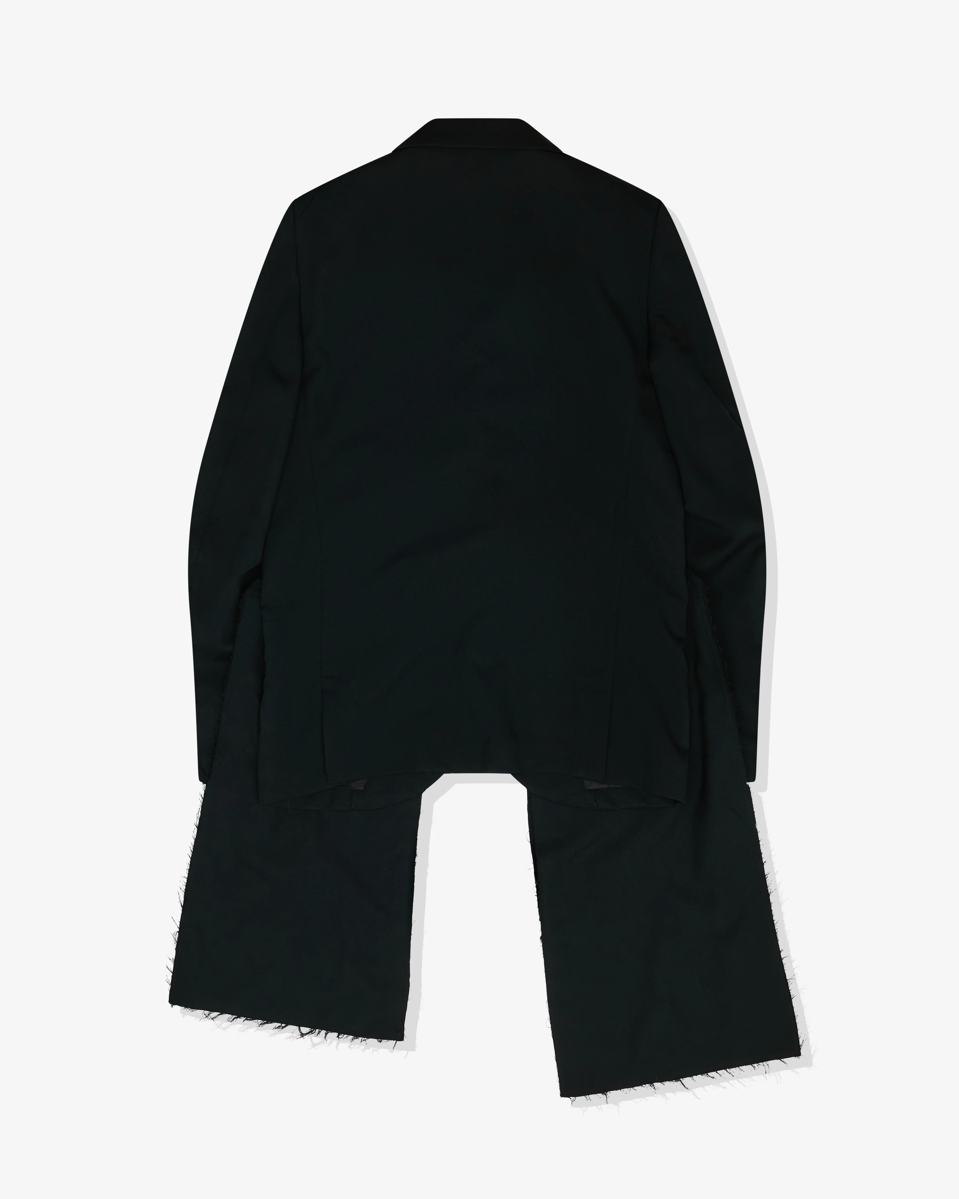 Black Comme des Garçons - Unisex Pocket Panel Jacket - (Black) - Image 2