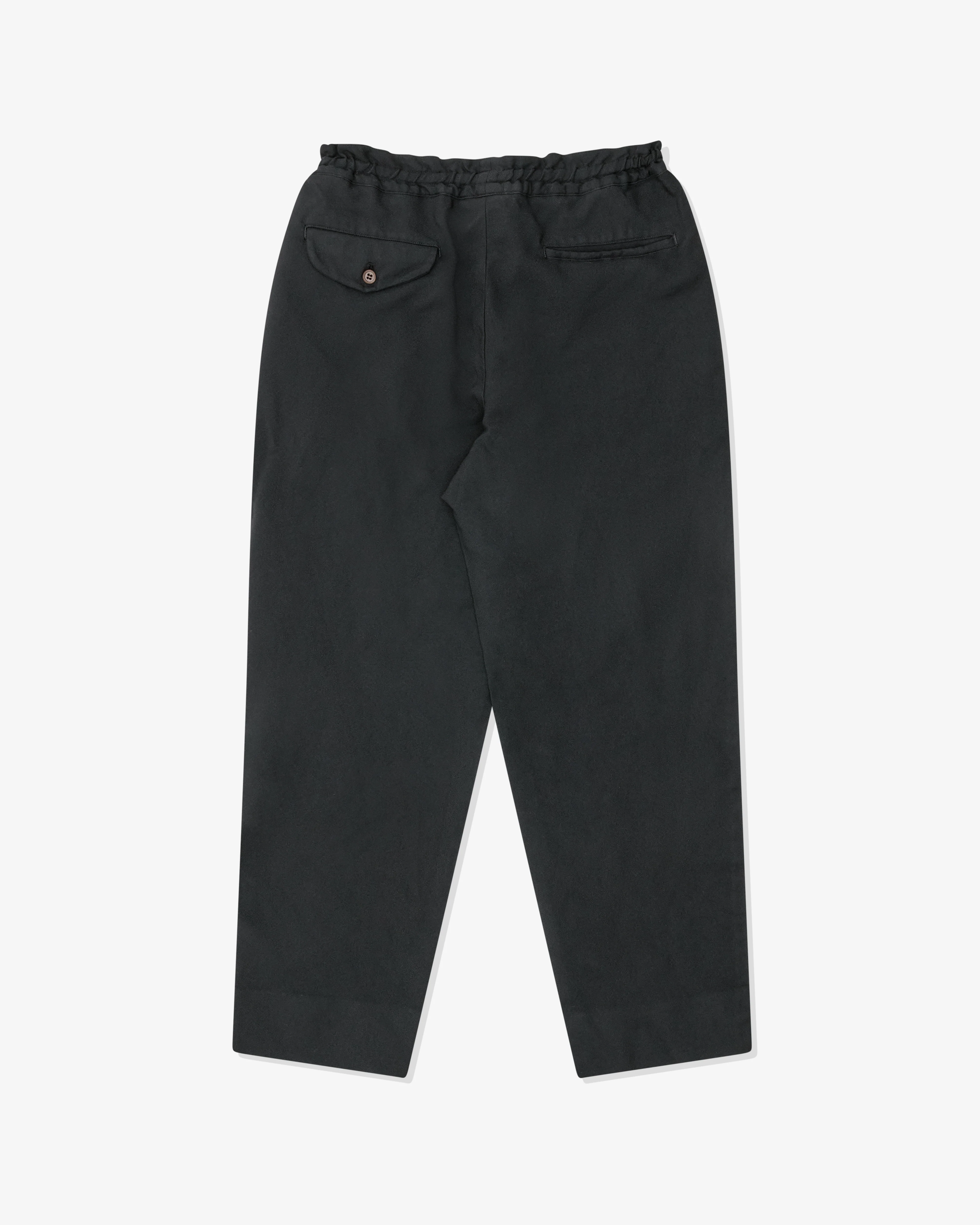 Black Comme des Garçons - Garment Treated Pants - (Black) - Image 2