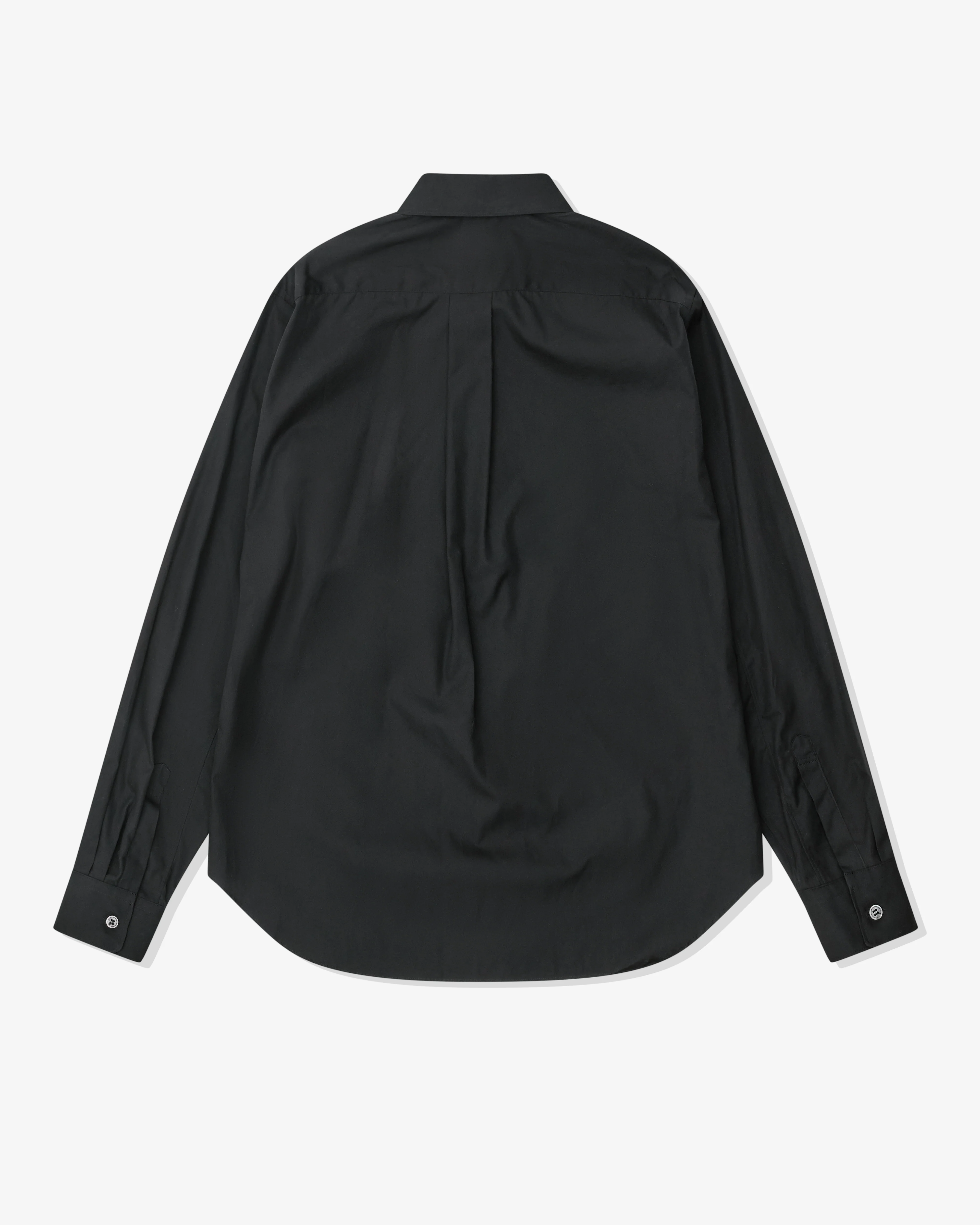 Black Comme des Garçons - Tonal Panel Shirt - (Black) - Image 2