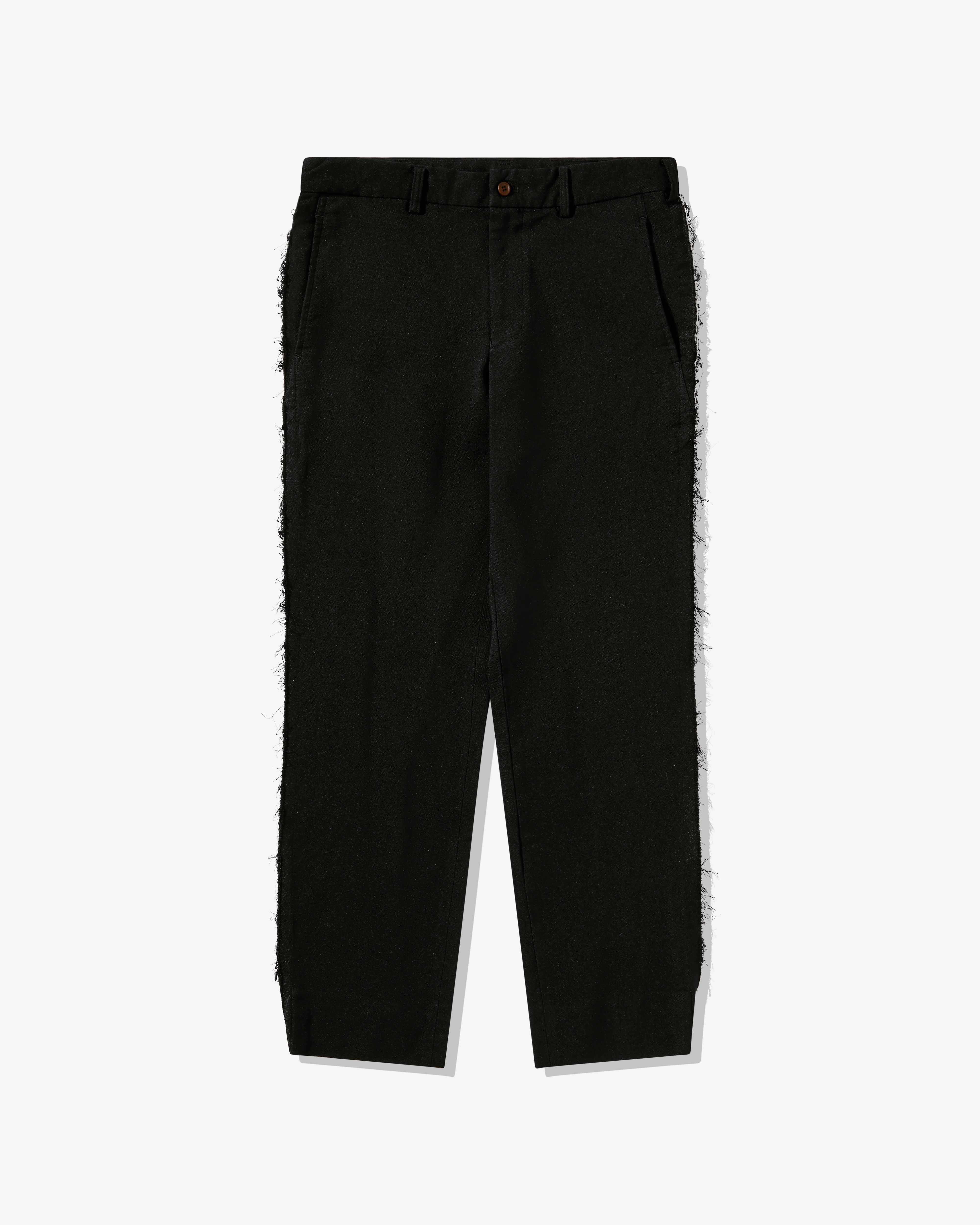 Black Comme Des Garçons - Raw Side Seam Trouser - (Black)