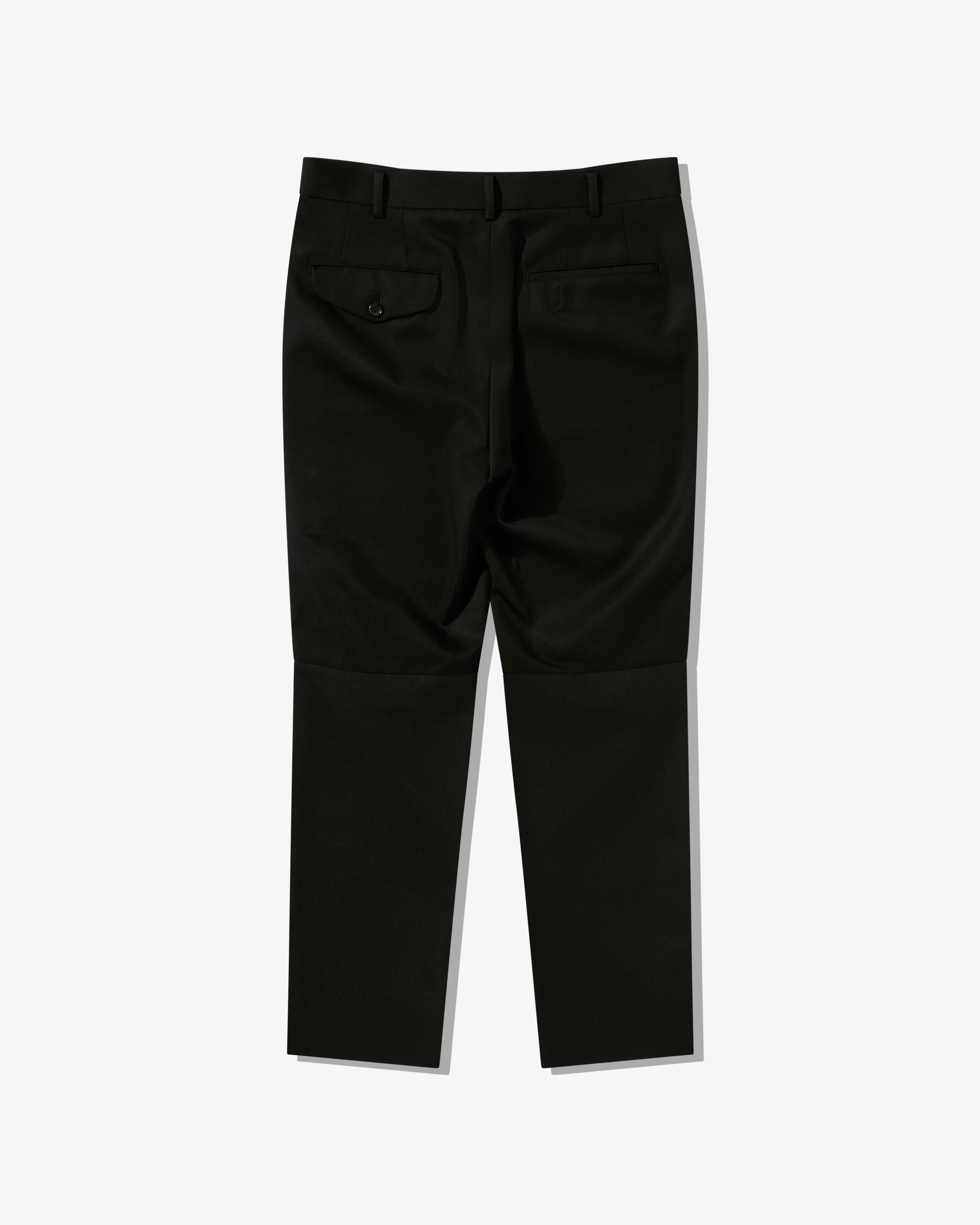 Black Comme Des Garçons - Buckle Detail Trousers - (Black) - Image 2