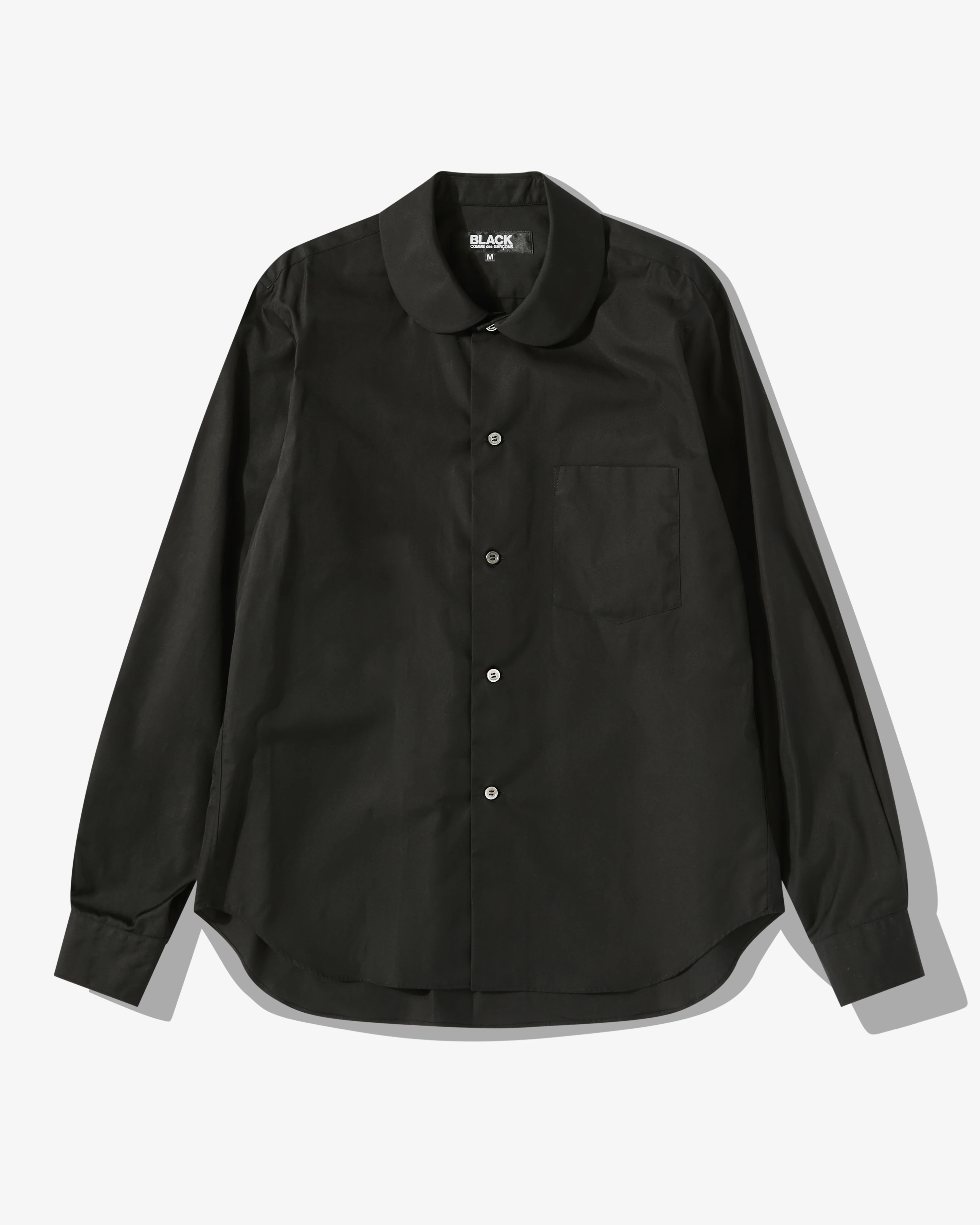 Black Comme Des Garçons - Peter Pan Collar Shirt - (Black)