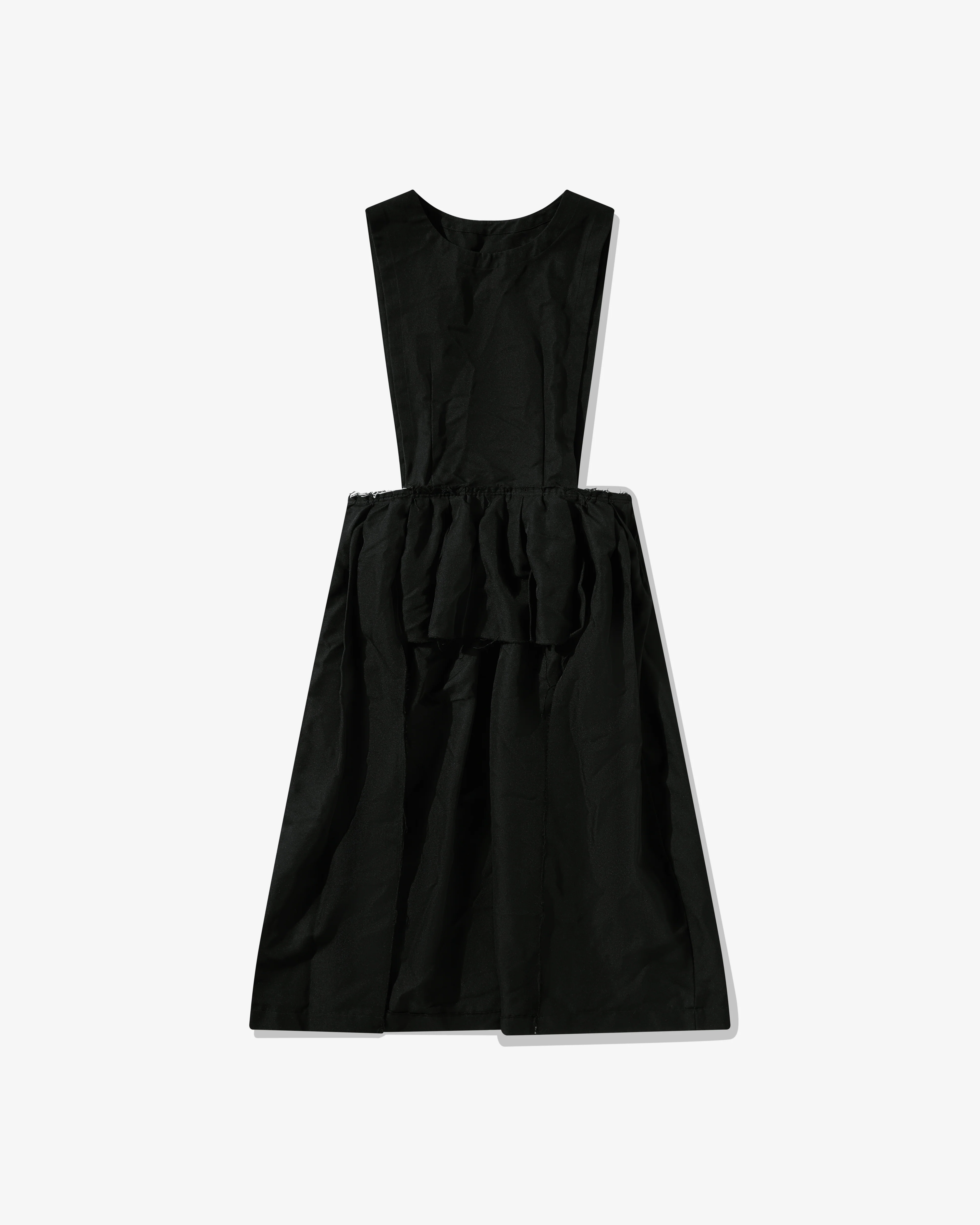 Black Comme Des Garçons - Cut Out Detail Pinafore - (Black)