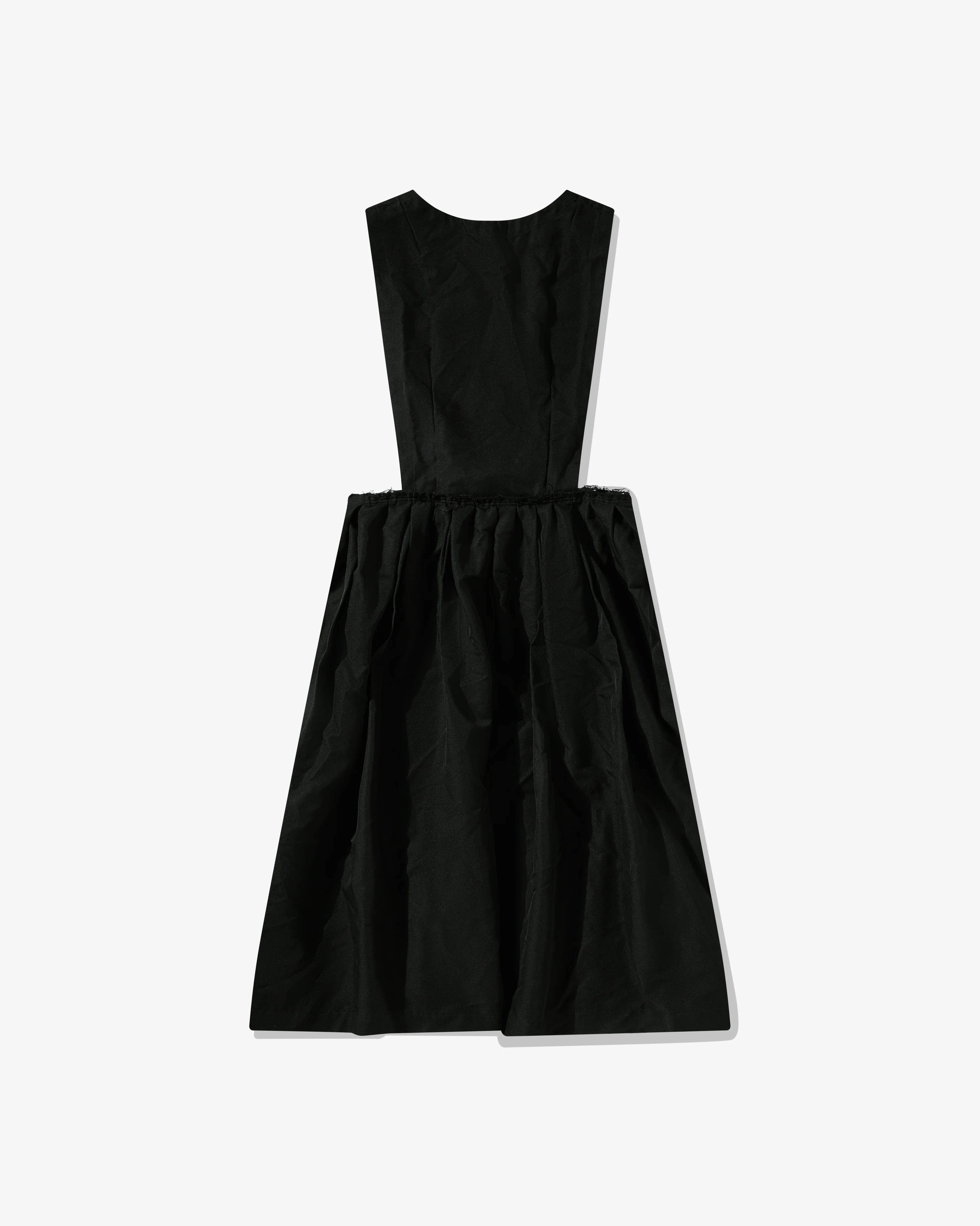 Black Comme Des Garçons - Cut Out Detail Pinafore - (Black) - Image 2