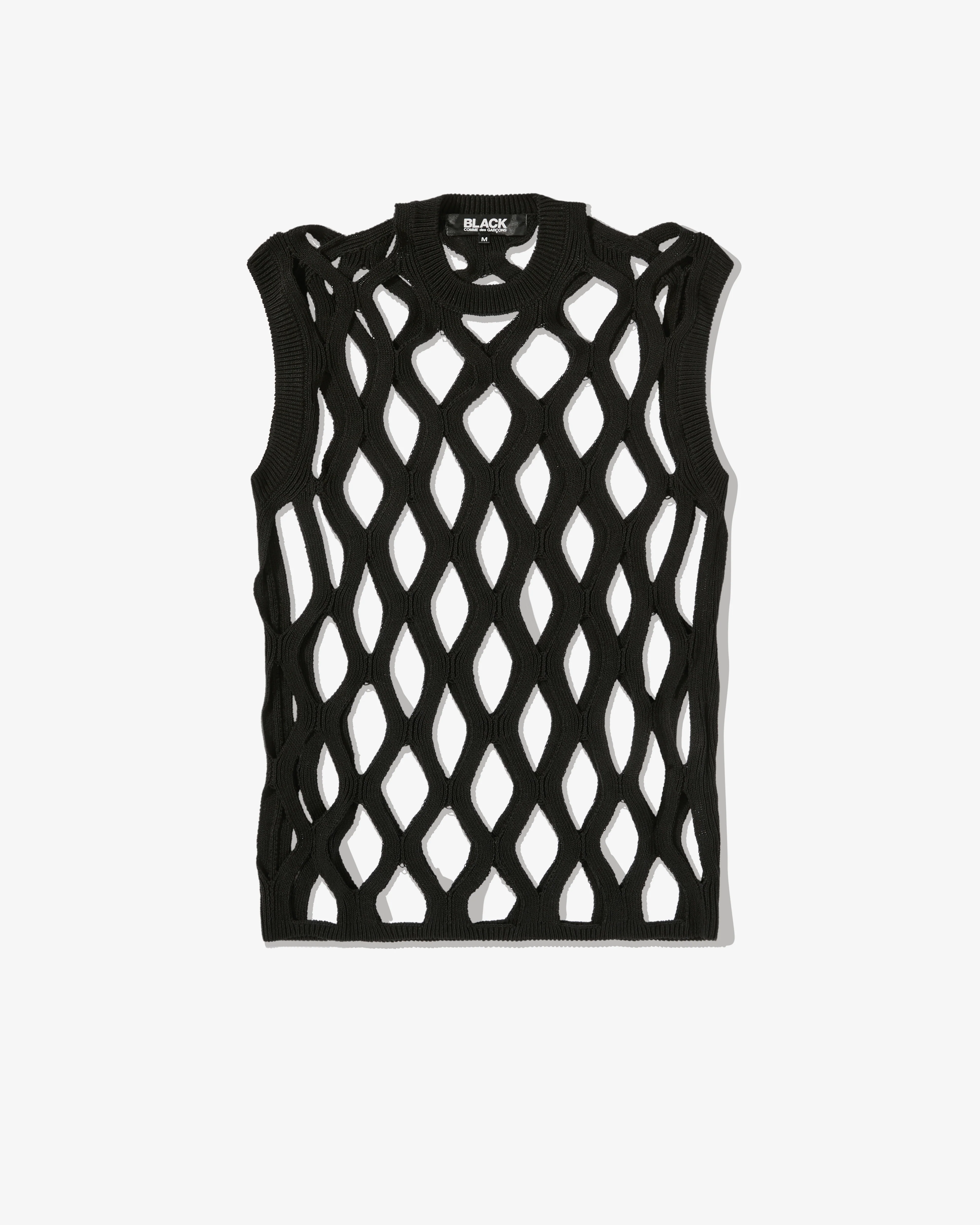 Black Comme Des Garçons - Mesh Vest - (Black)
