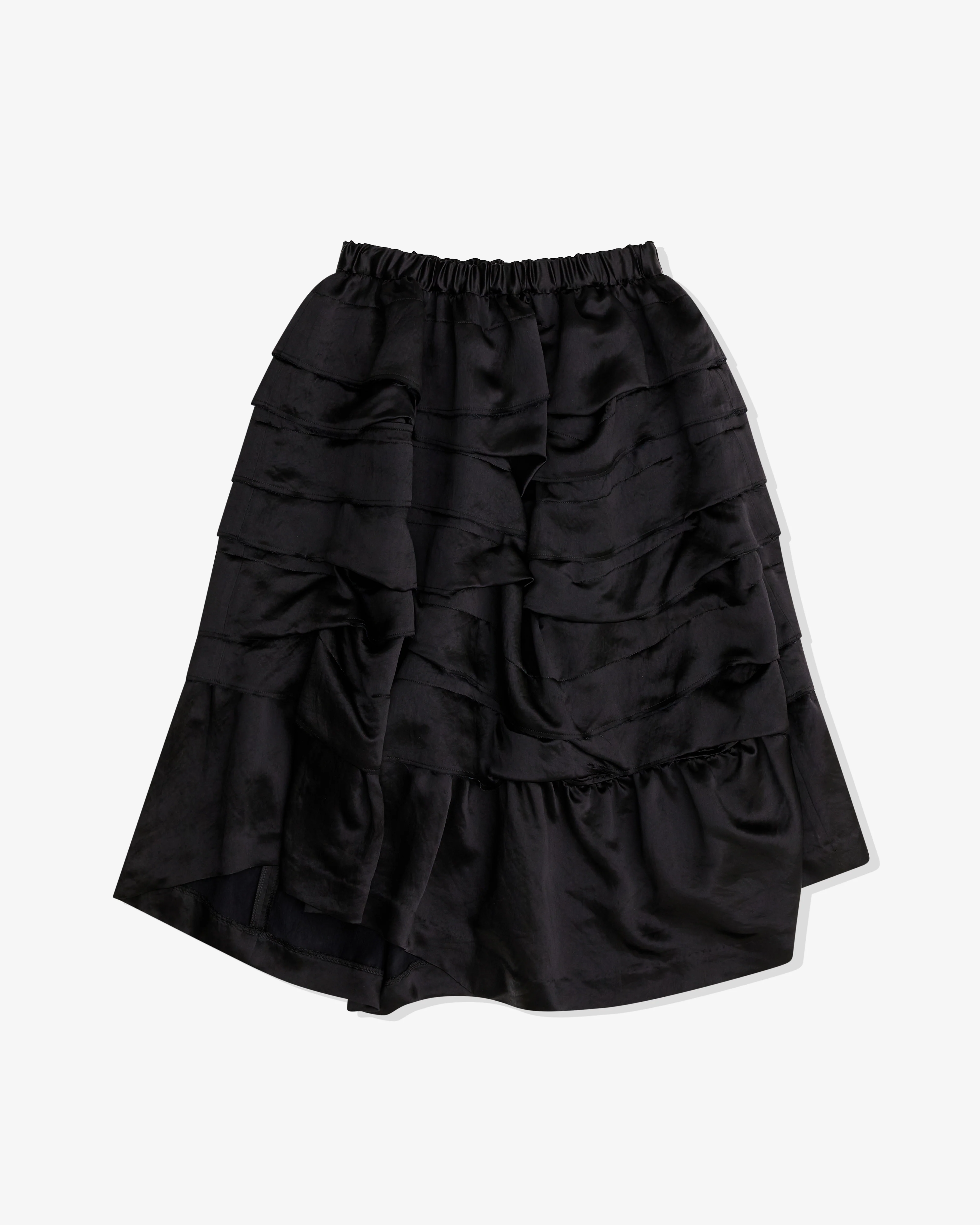 Black Comme des Garçons - Acetate Ruffled Skirt - (Black)